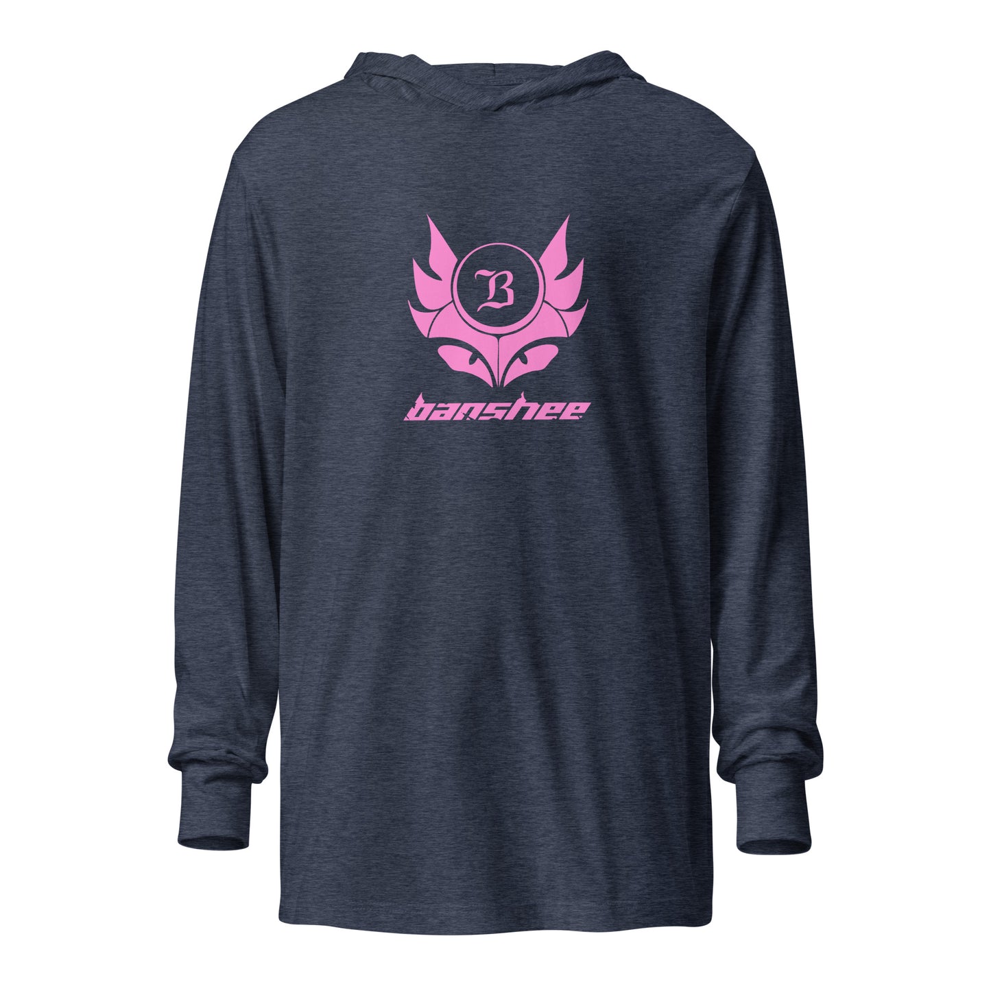 Banshee Pink Creature Logo - Hooded long-sleeve tee