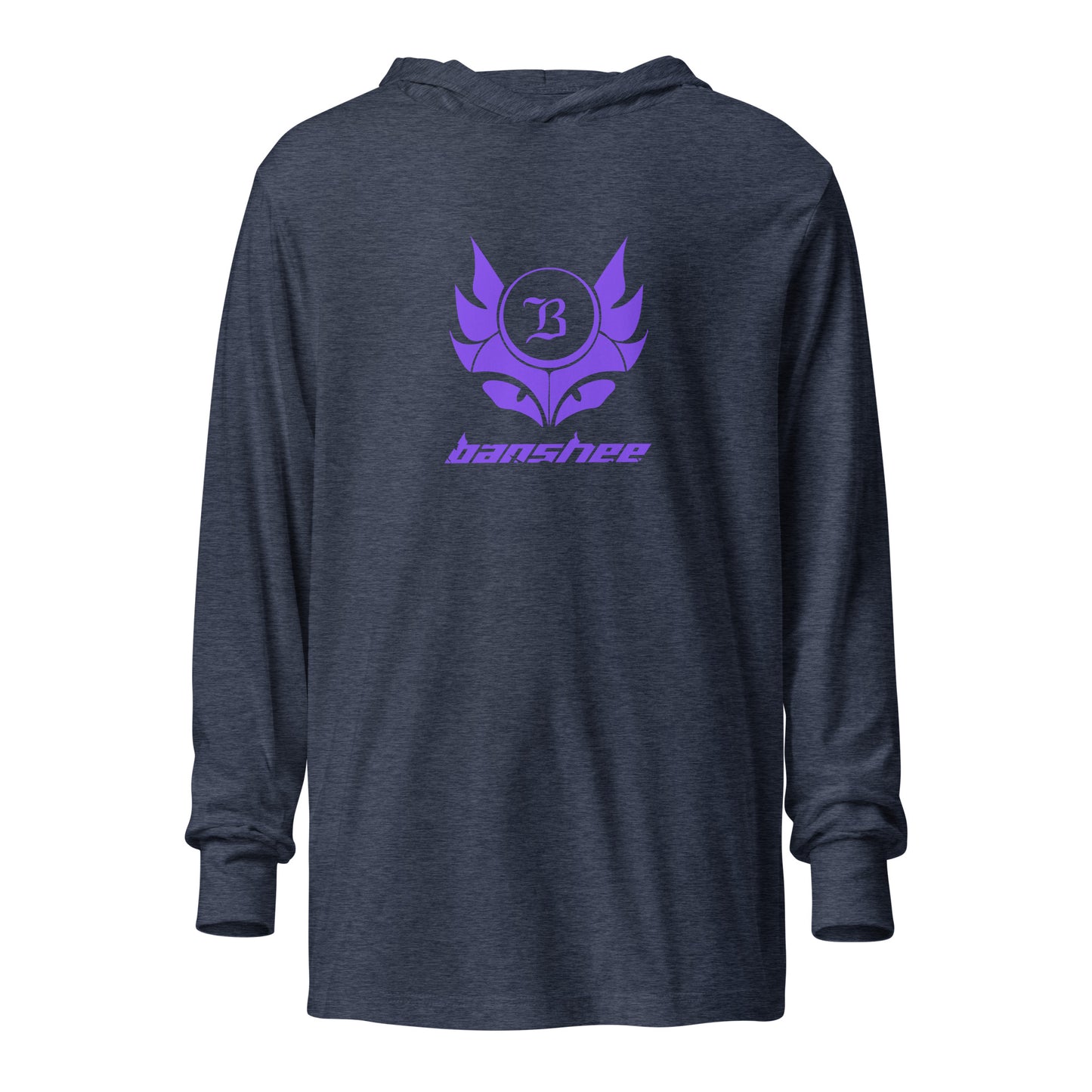 Banshee Purple Creature Logo - Hooded long-sleeve tee