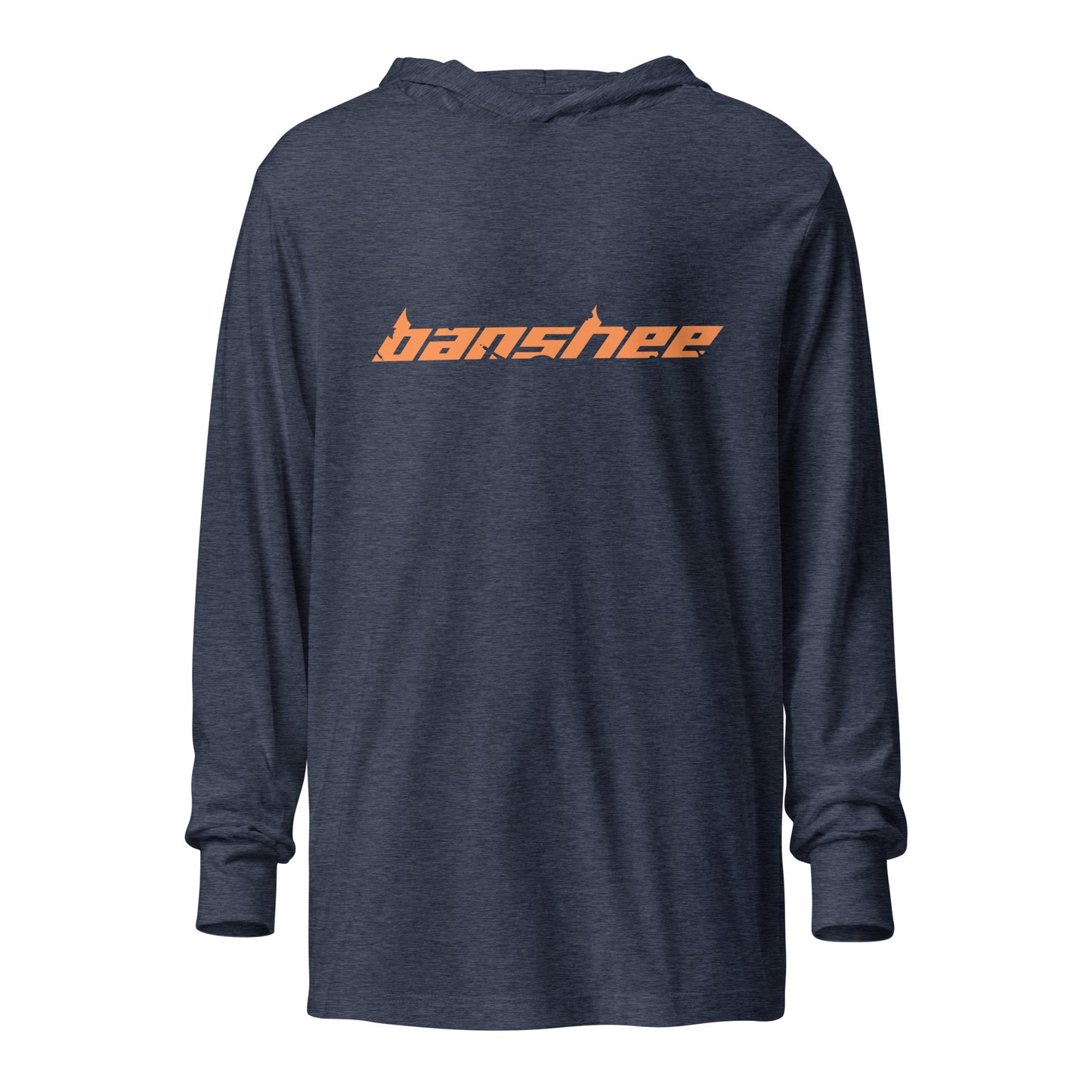 Banshee Orange Linear Logo - Hooded long-sleeve tee