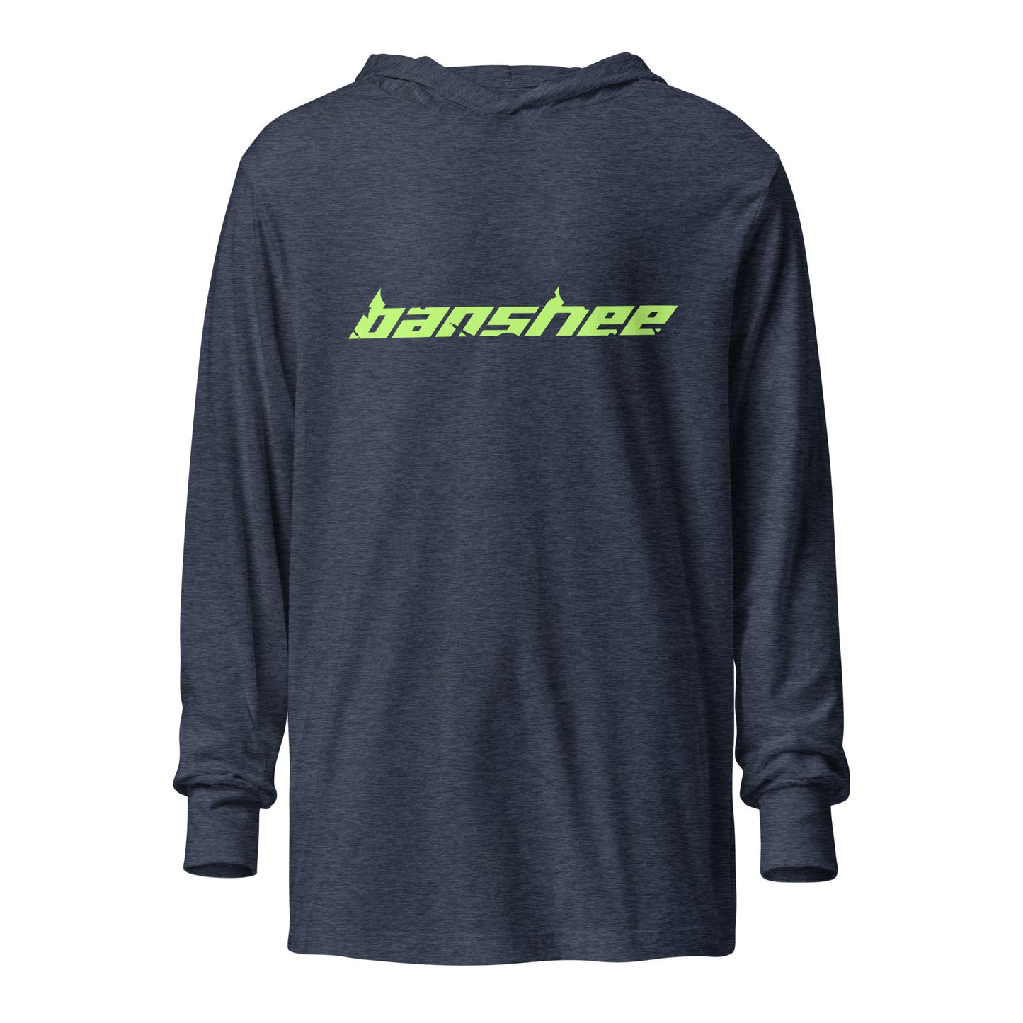 Banshee Lime Linear Logo - Hooded long-sleeve tee