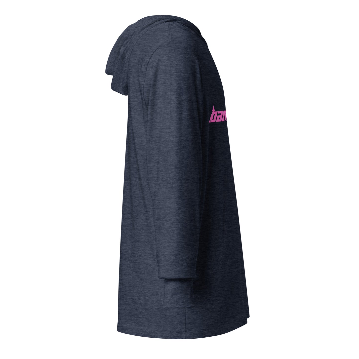 Banshee Pink Linear Logo - Hooded long-sleeve tee