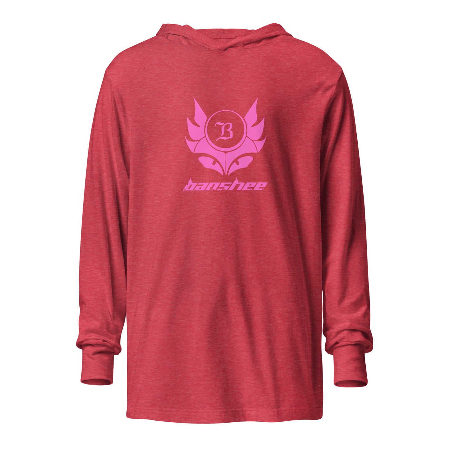 Banshee Pink Creature Logo - Hooded long-sleeve tee