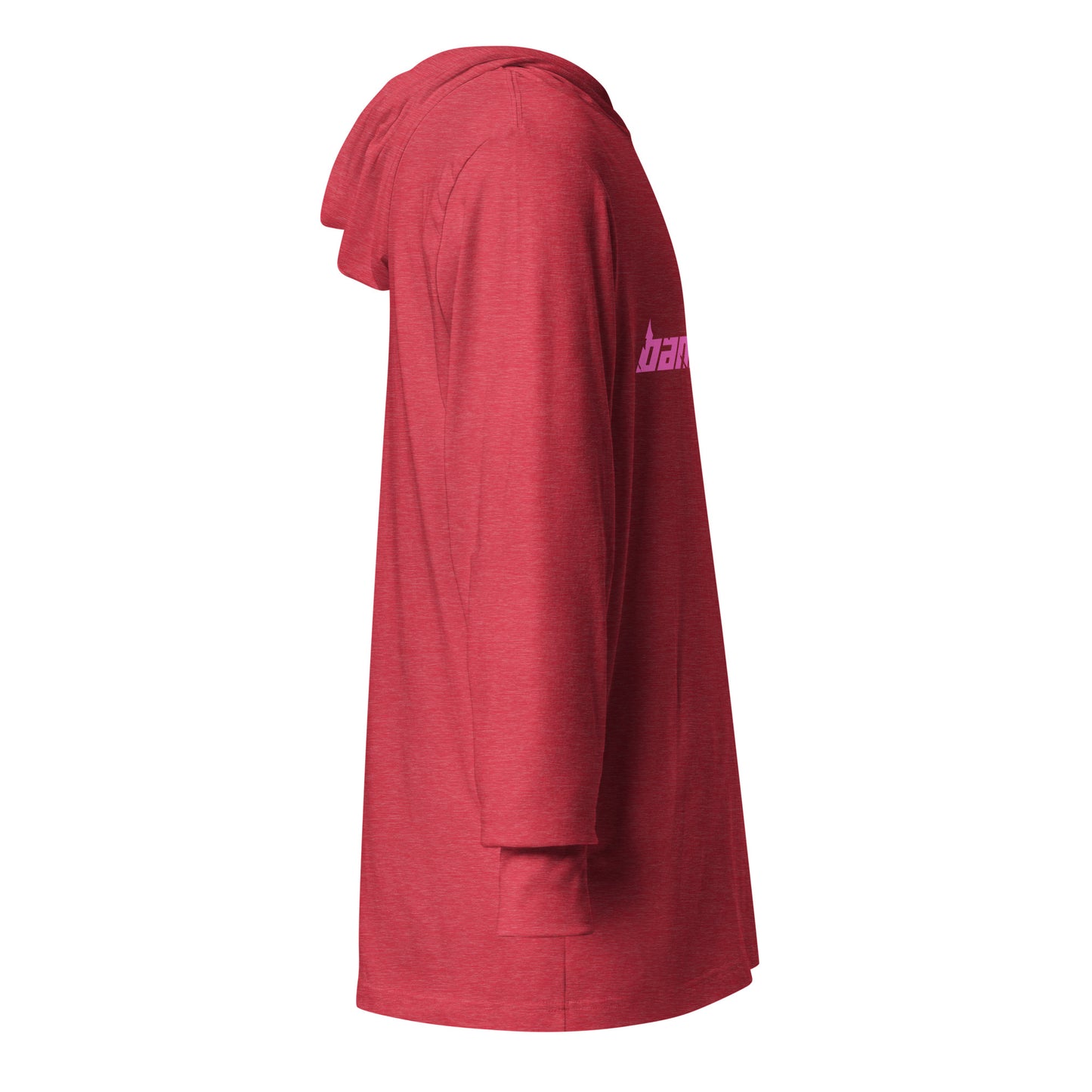 Banshee Pink Linear Logo - Hooded long-sleeve tee