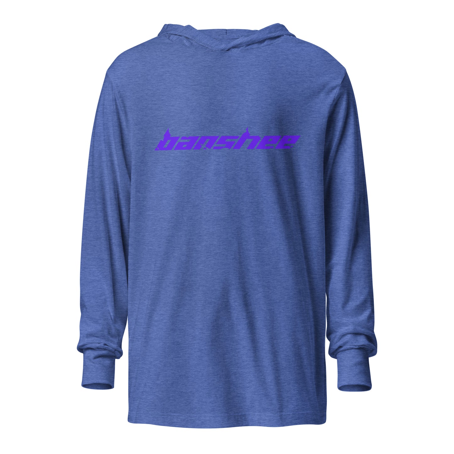 Banshee Purple Linear Logo - Hooded long-sleeve tee