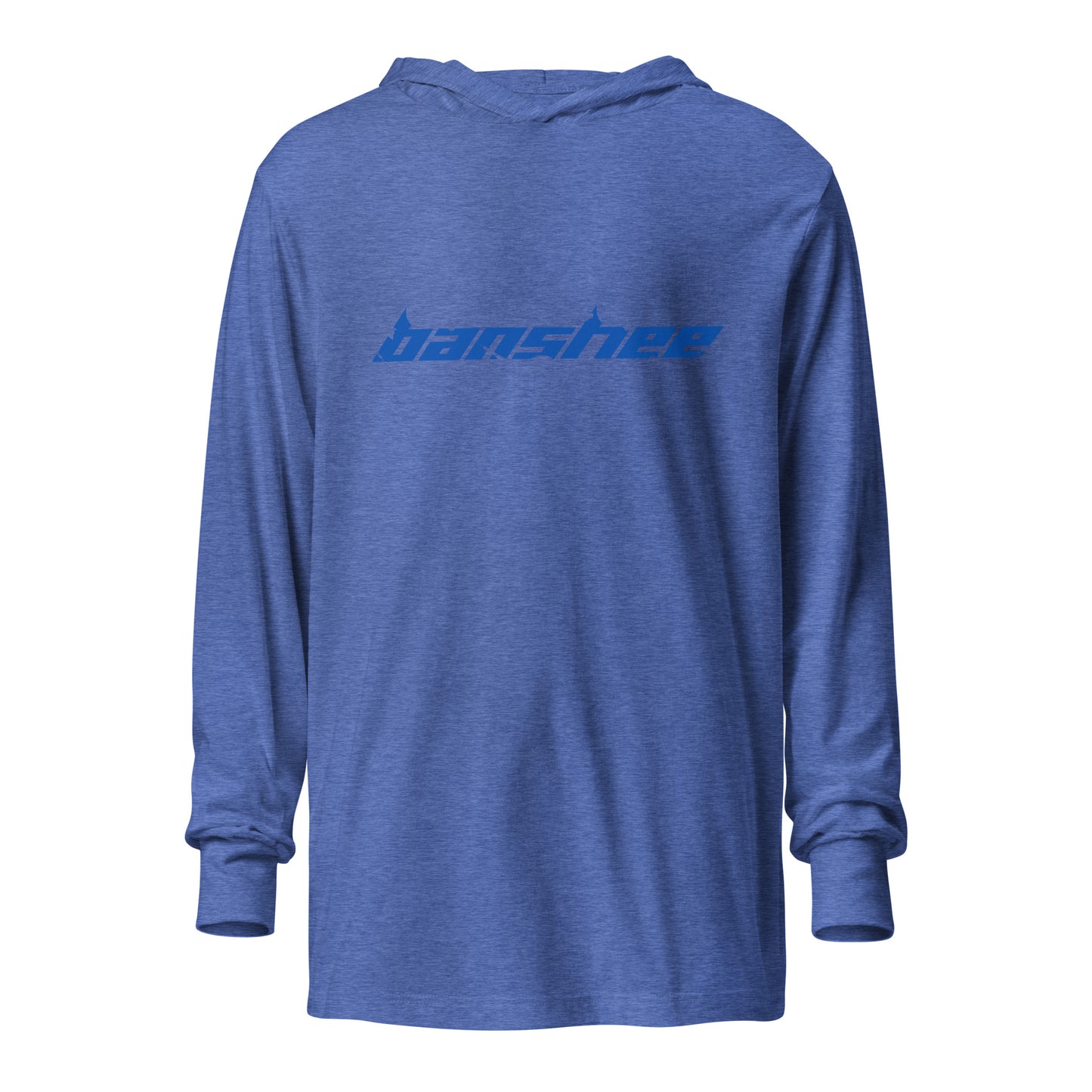 Banshee Blue Linear Logo - Hooded long-sleeve tee