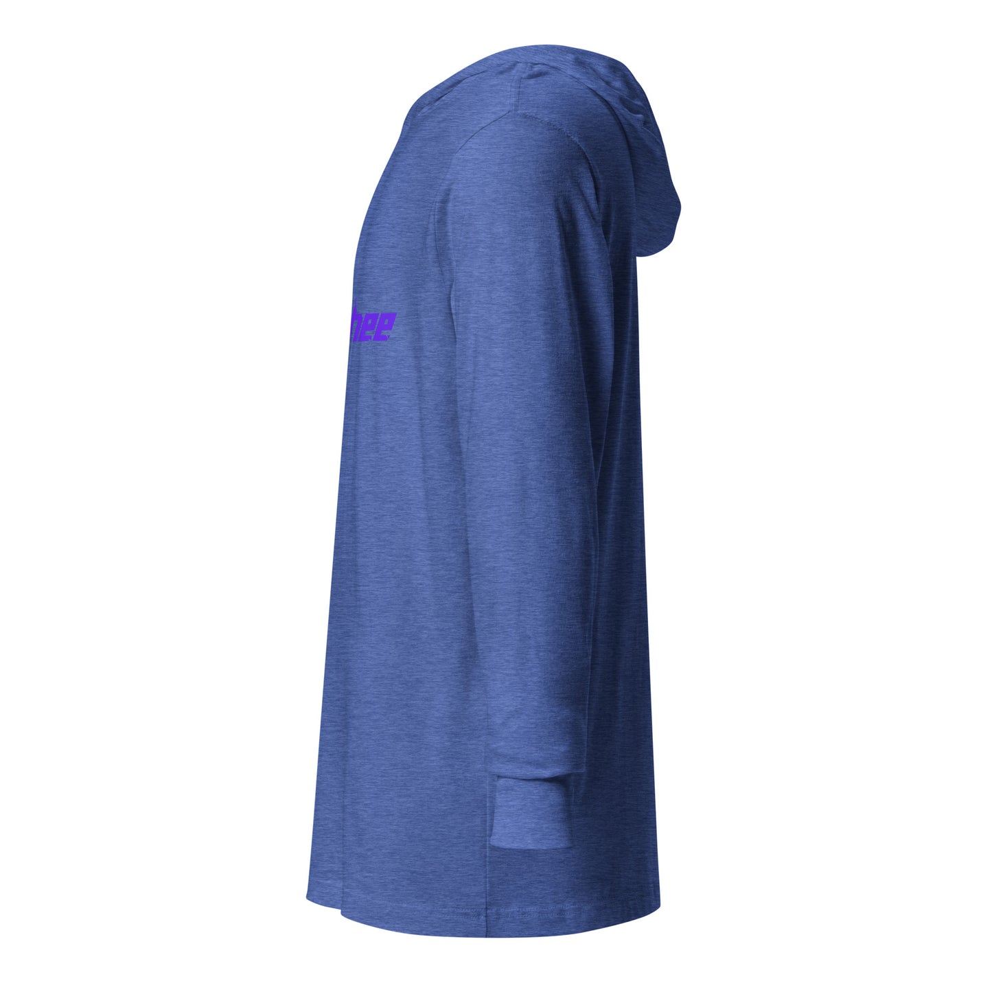 Banshee Purple Linear Logo - Hooded long-sleeve tee