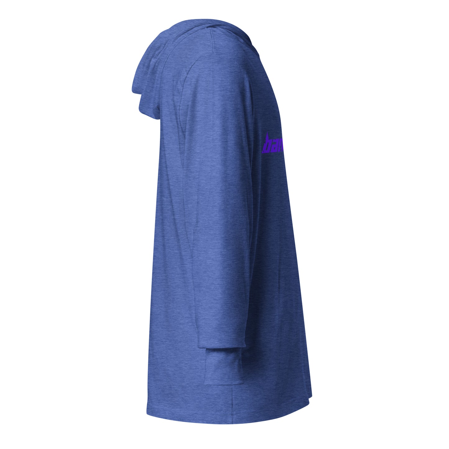 Banshee Purple Linear Logo - Hooded long-sleeve tee