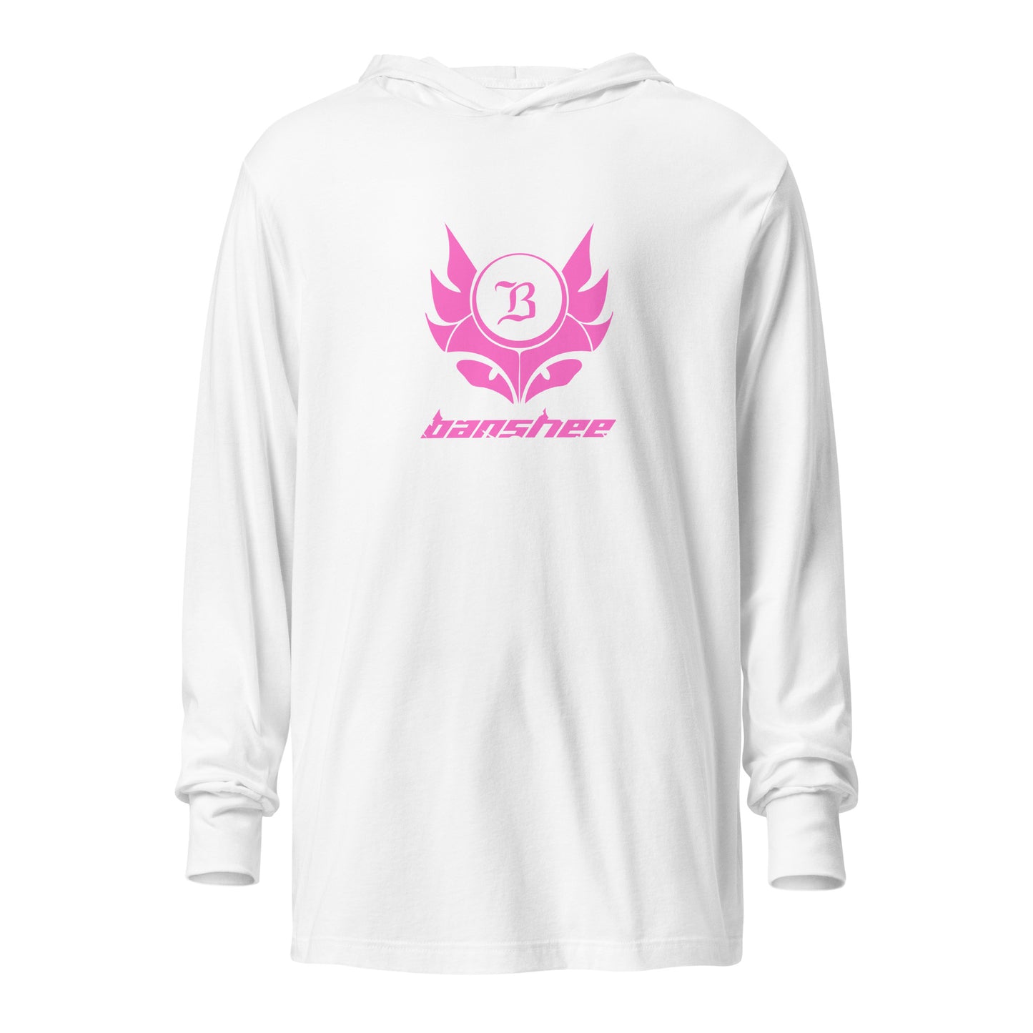 Banshee Pink Creature Logo - Hooded long-sleeve tee