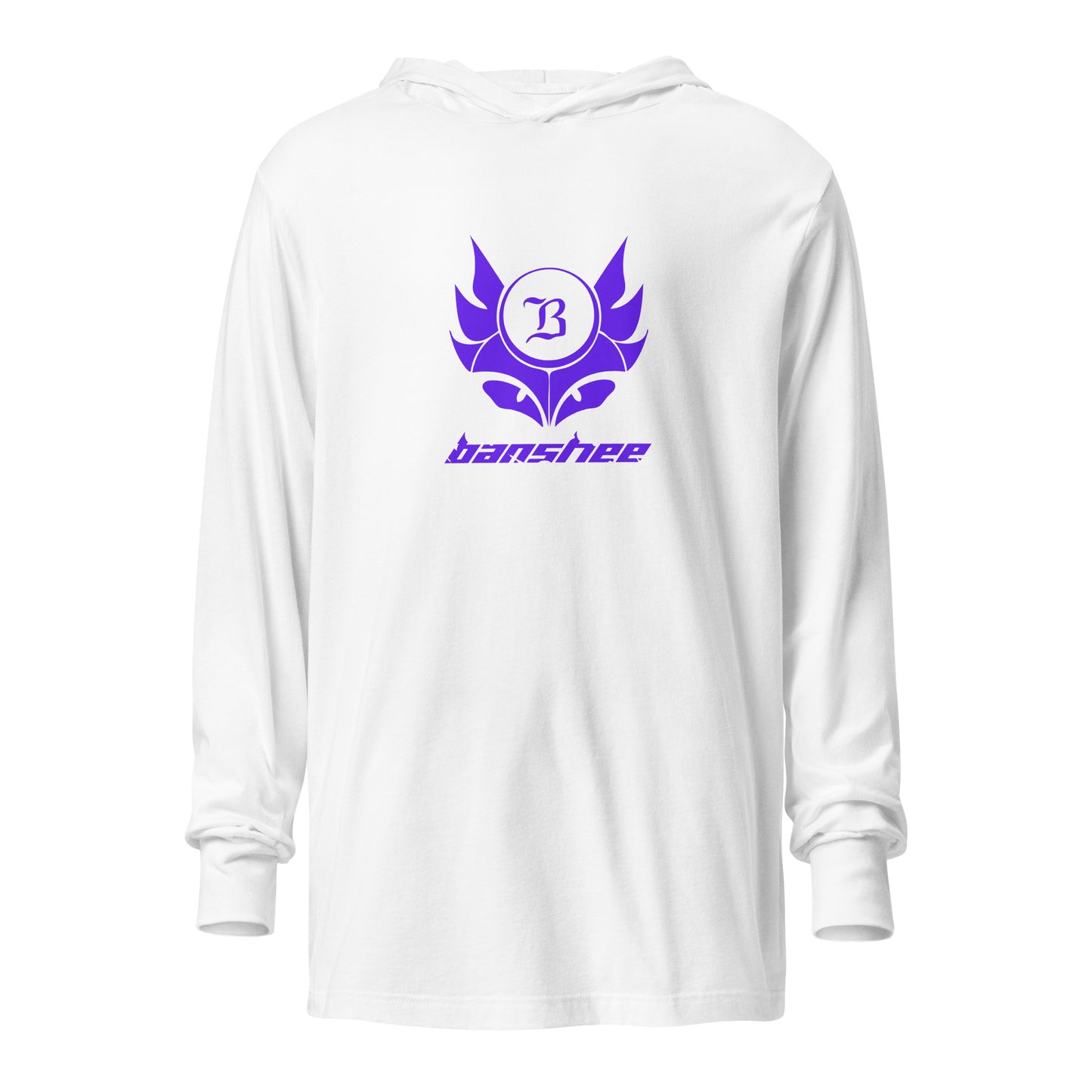 Banshee Purple Creature Logo - Hooded long-sleeve tee