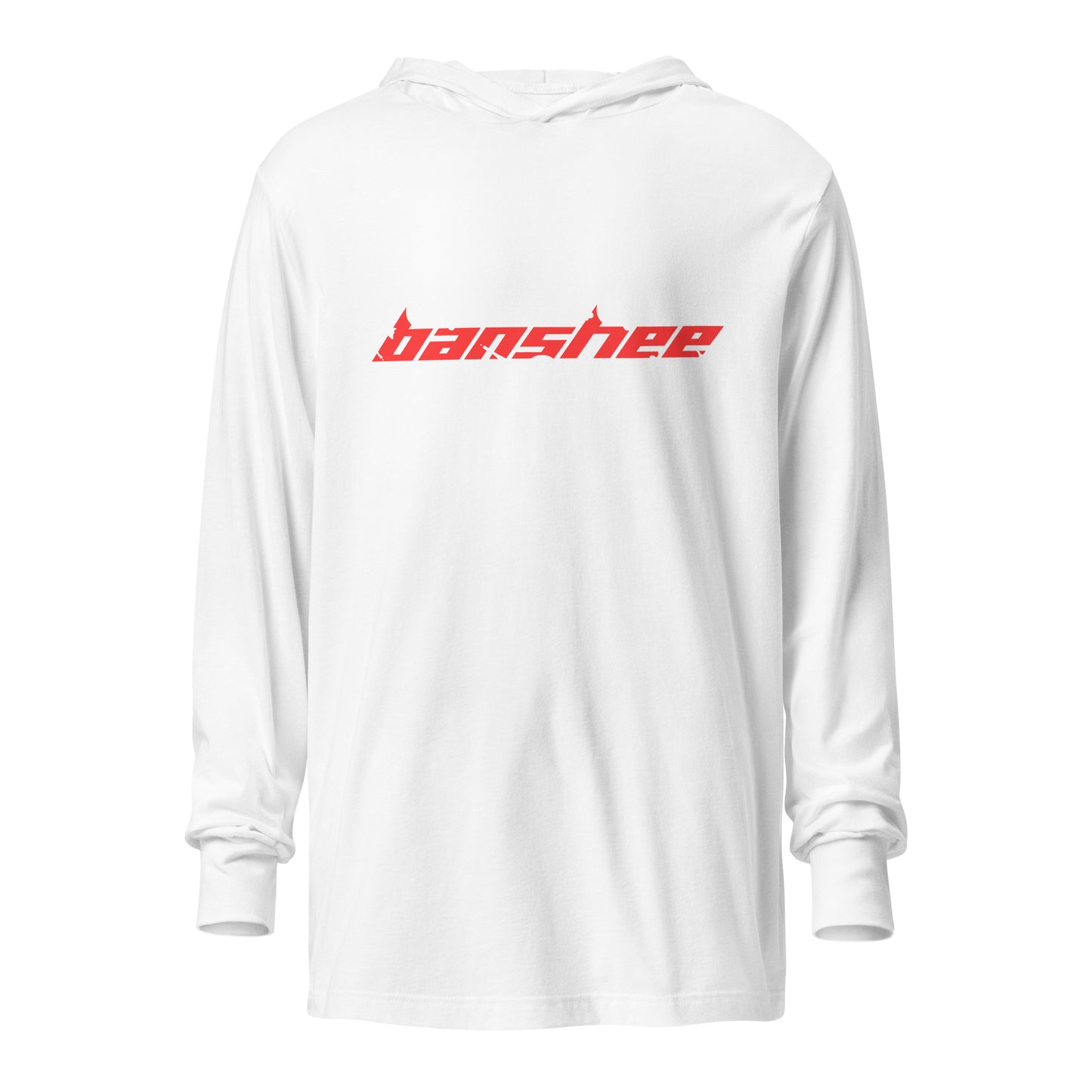 Banshee Red Linear Logo - Hooded long-sleeve tee