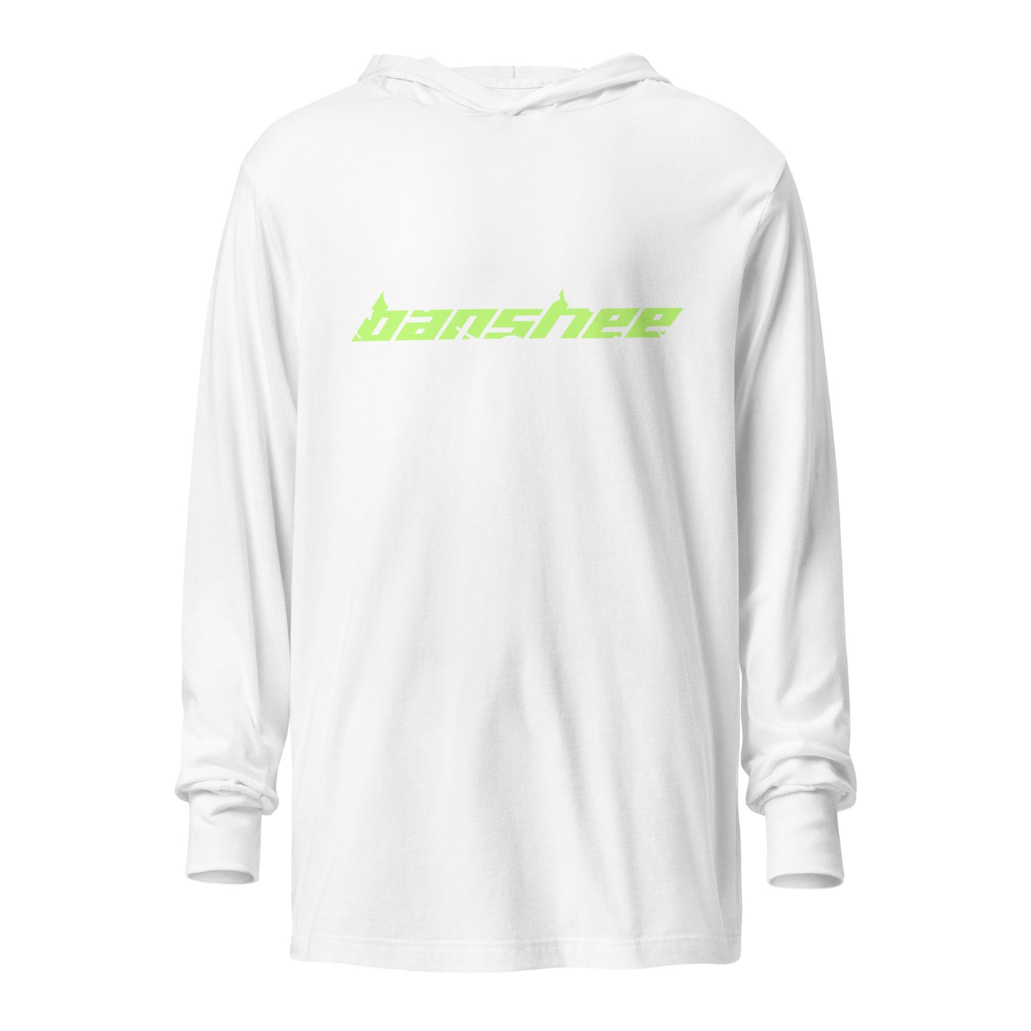 Banshee Lime Linear Logo - Hooded long-sleeve tee