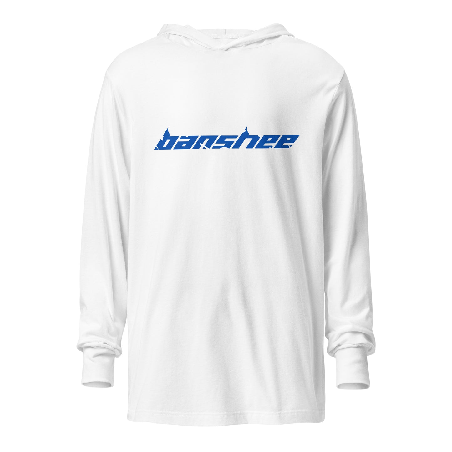 Banshee Blue Linear Logo - Hooded long-sleeve tee