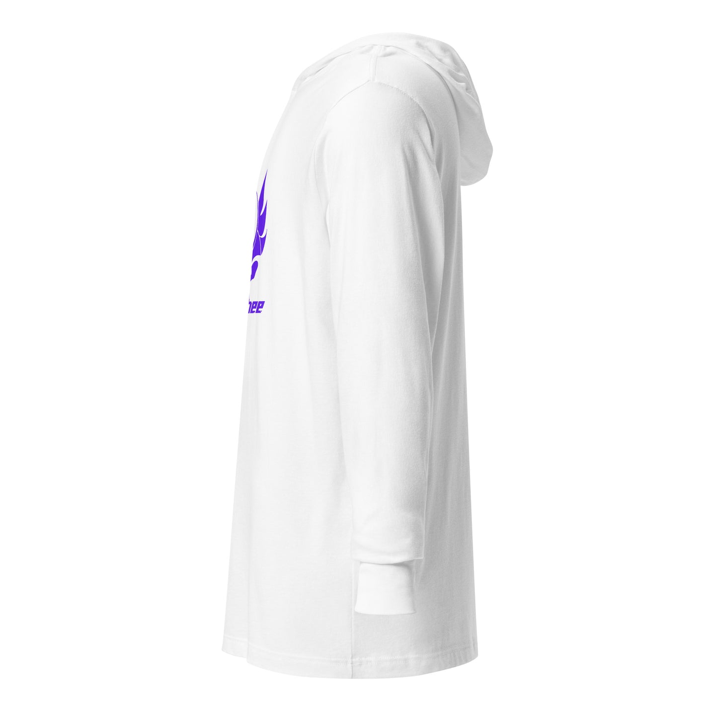 Banshee Purple Creature Logo - Hooded long-sleeve tee