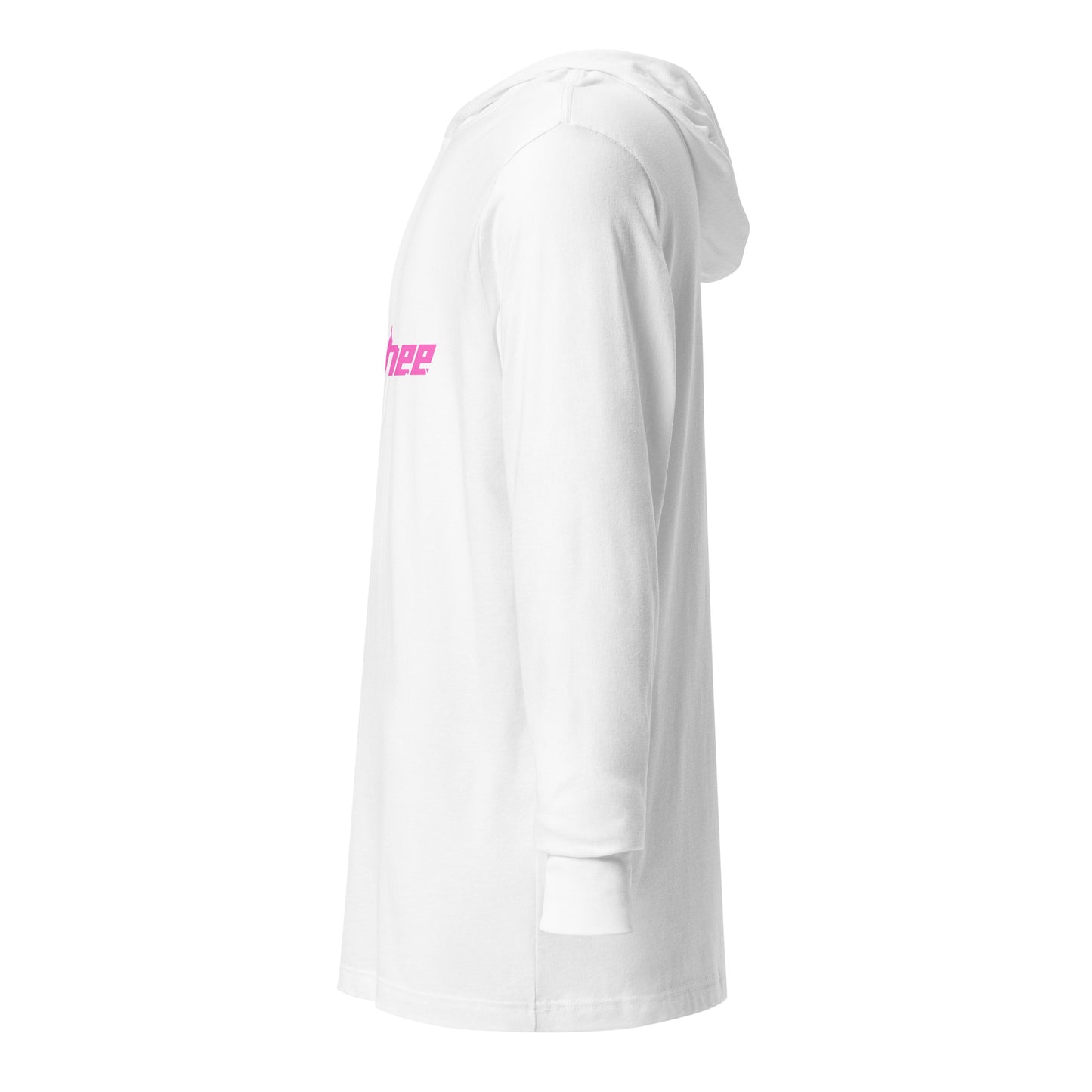 Banshee Pink Linear Logo - Hooded long-sleeve tee