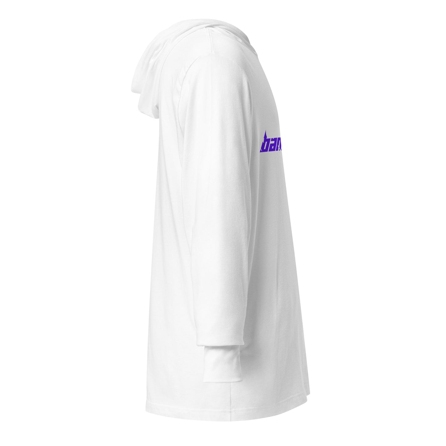 Banshee Purple Linear Logo - Hooded long-sleeve tee