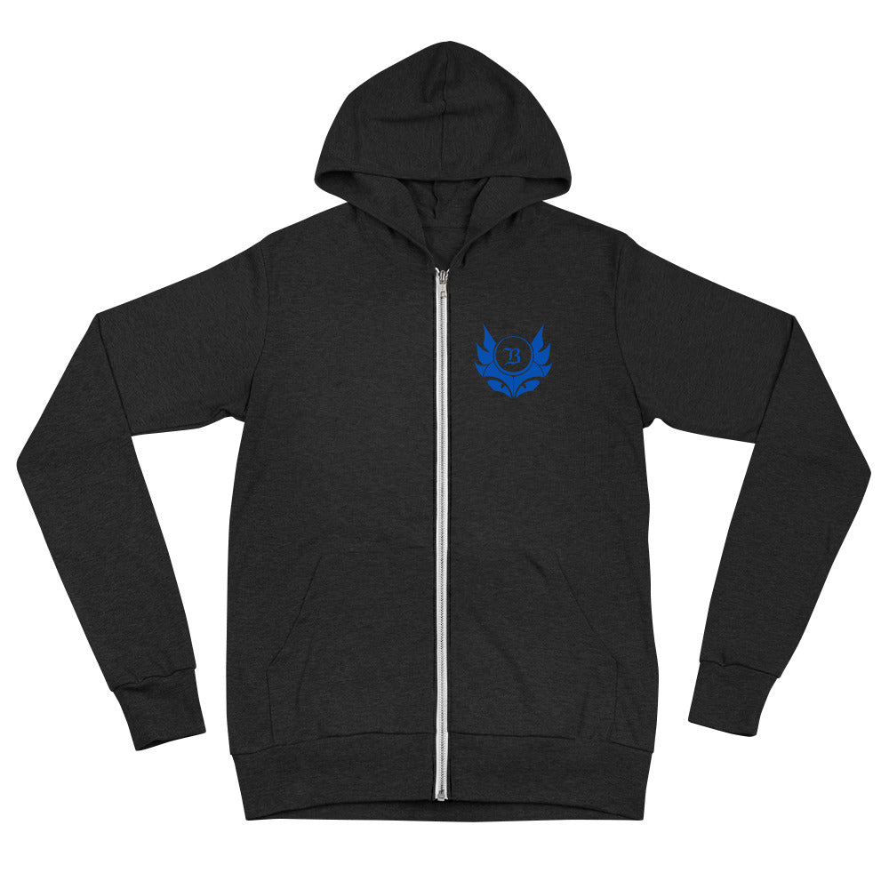 Banshee Blue Creature Logo - Full Zip Hoodie