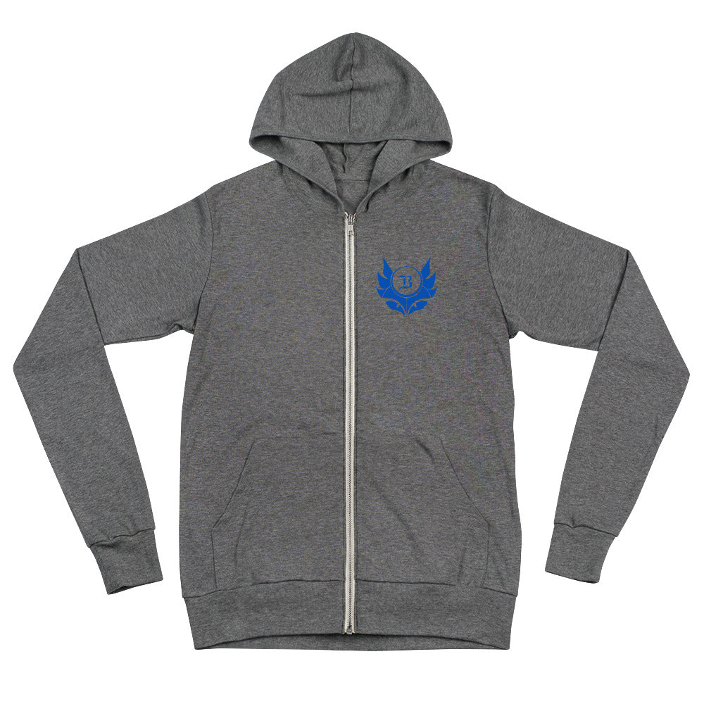 Banshee Blue Creature Logo - Full Zip Hoodie