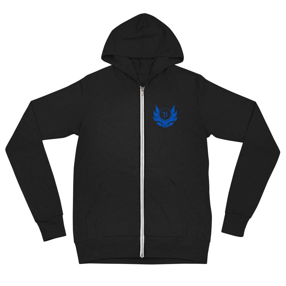 Banshee Blue Creature Logo - Full Zip Hoodie