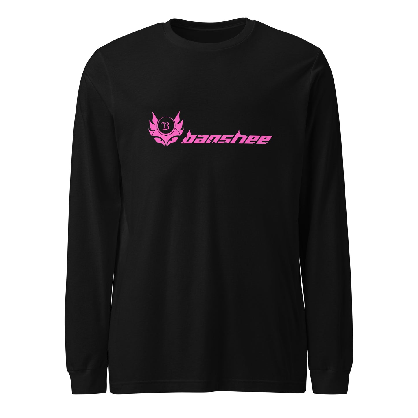 Banshee Linear Pink - Long Sleeve Tee