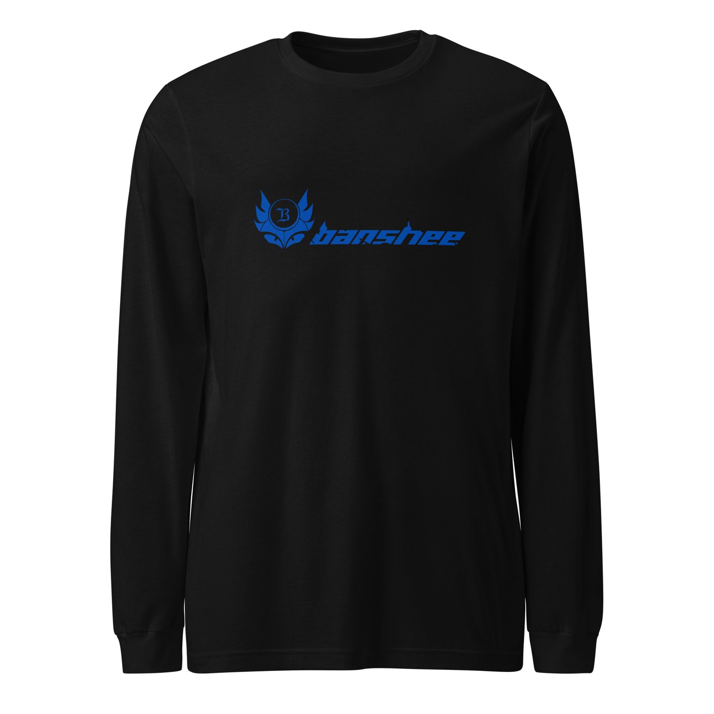 Banshee Linear Blue - Long Sleeve Tee