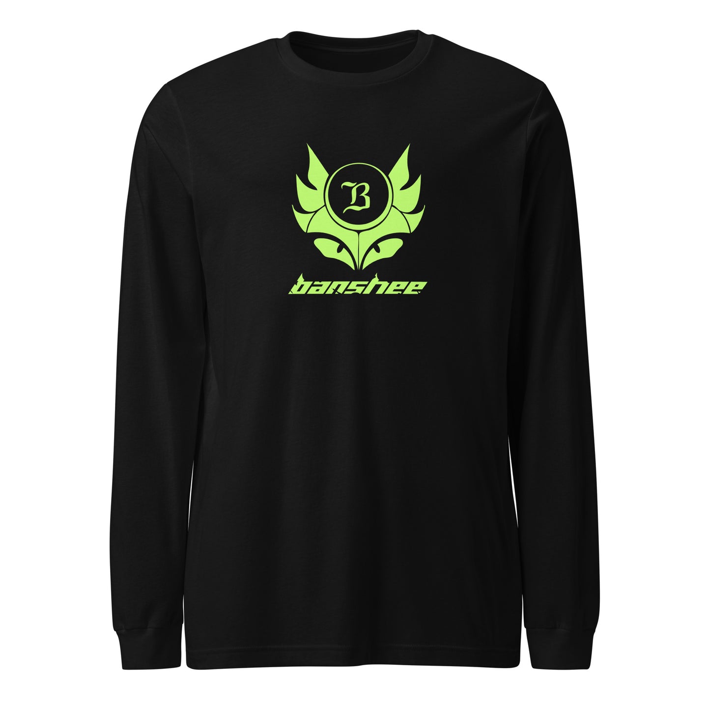 Banshee Creature Lime - Long Sleeve Tee