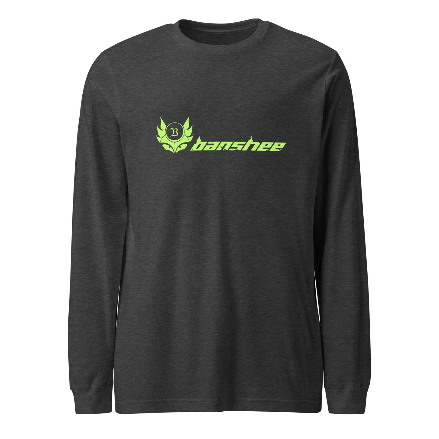 Banshee Linear Lime - Long Sleeve Tee