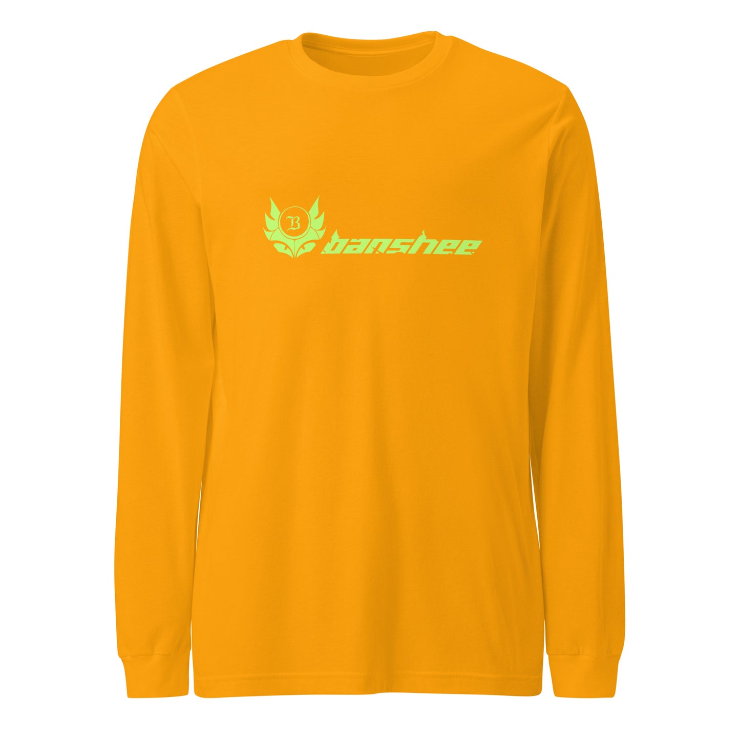 Banshee Linear Lime - Long Sleeve Tee