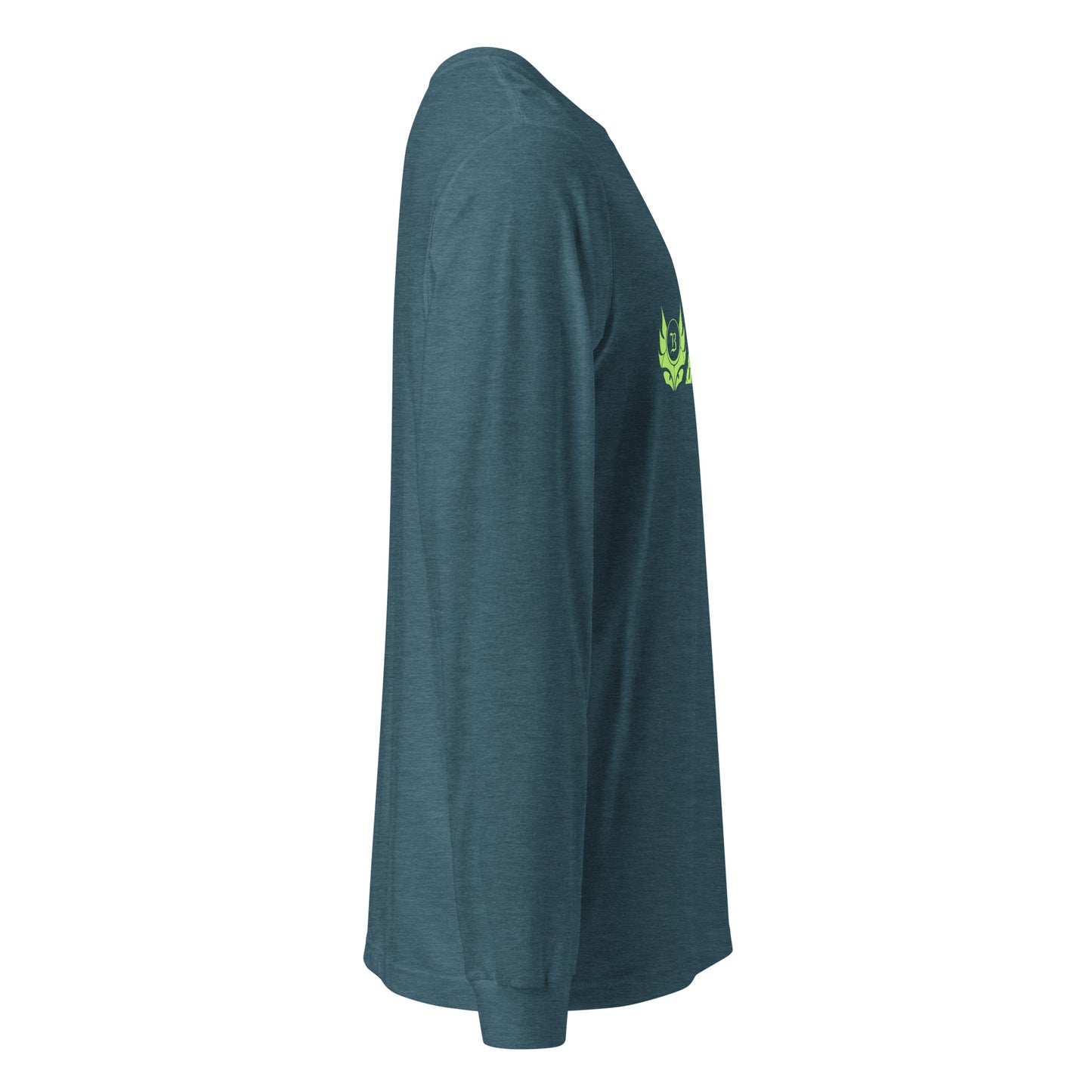 Banshee Linear Lime - Long Sleeve Tee