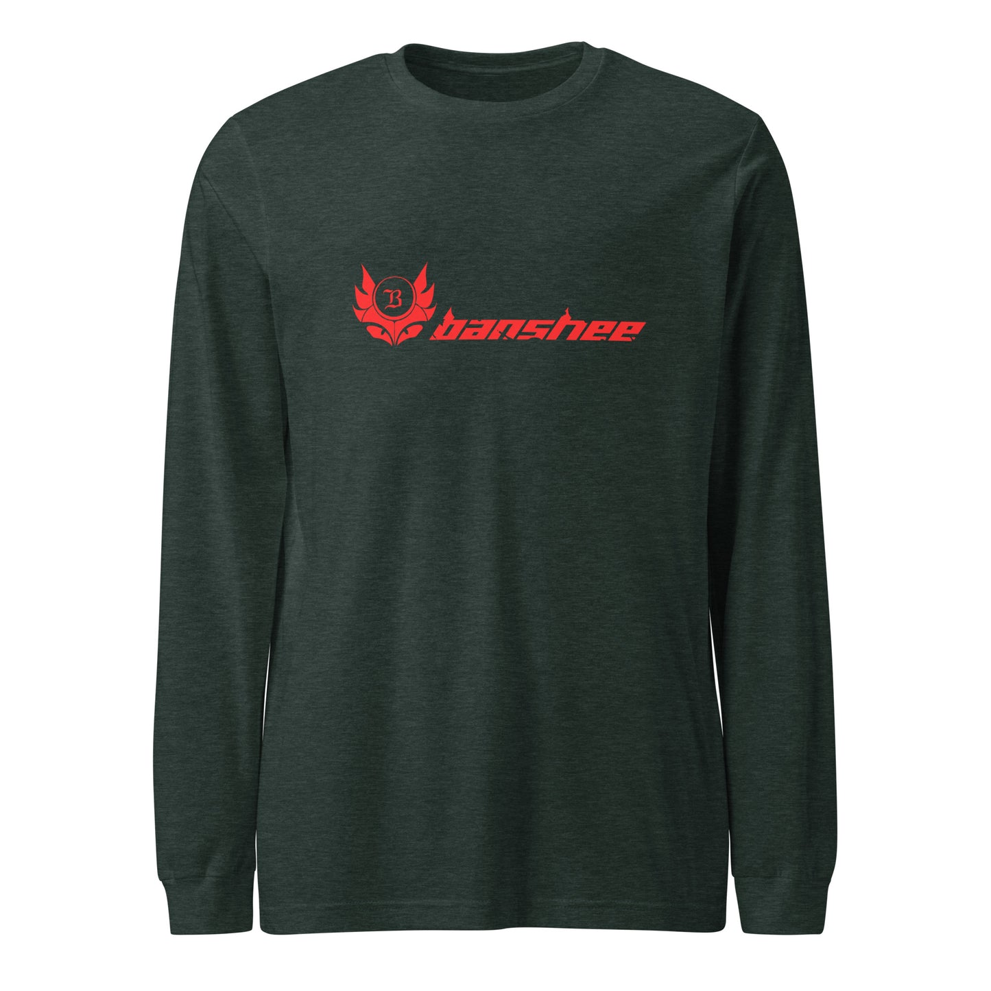 Banshee Linear Red - Long Sleeve Tee