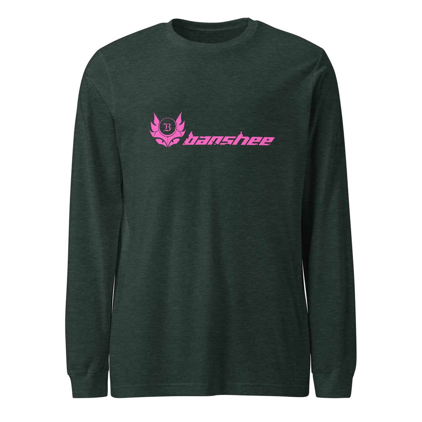 Banshee Linear Pink - Long Sleeve Tee