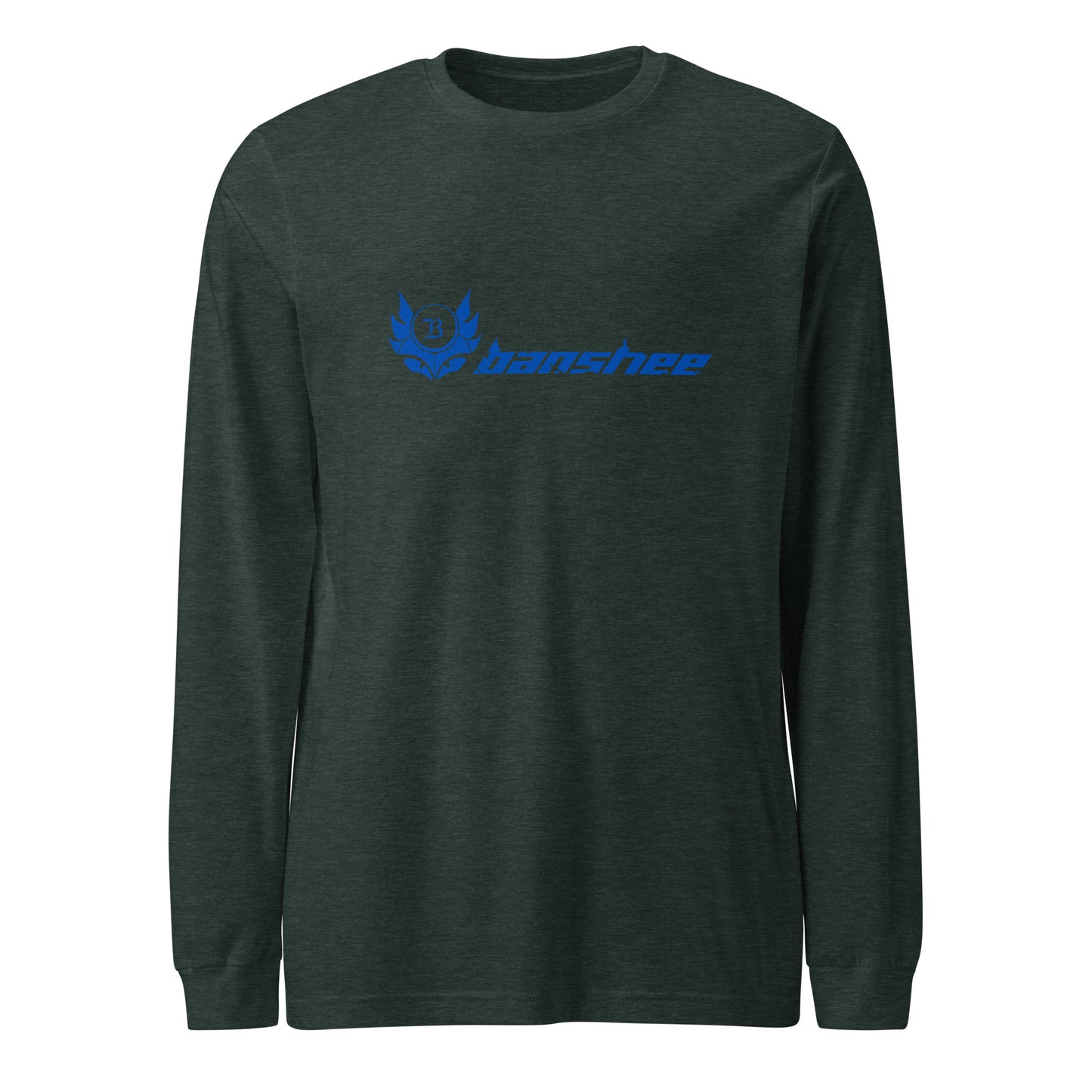 Banshee Linear Blue - Long Sleeve Tee