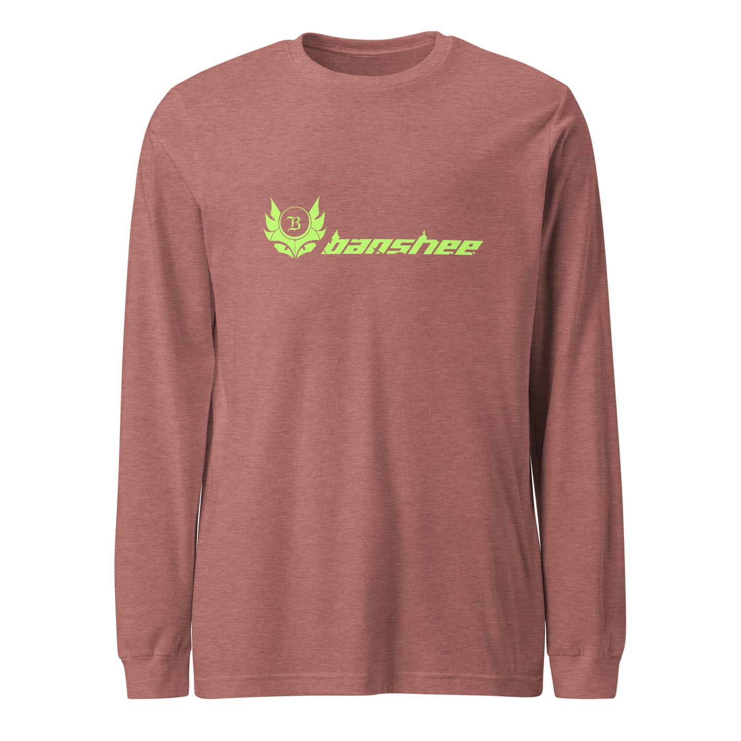 Banshee Linear Lime - Long Sleeve Tee