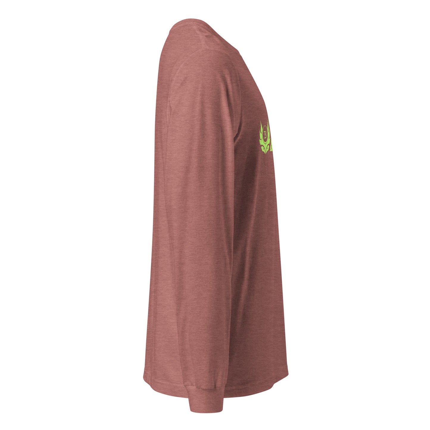 Banshee Linear Lime - Long Sleeve Tee