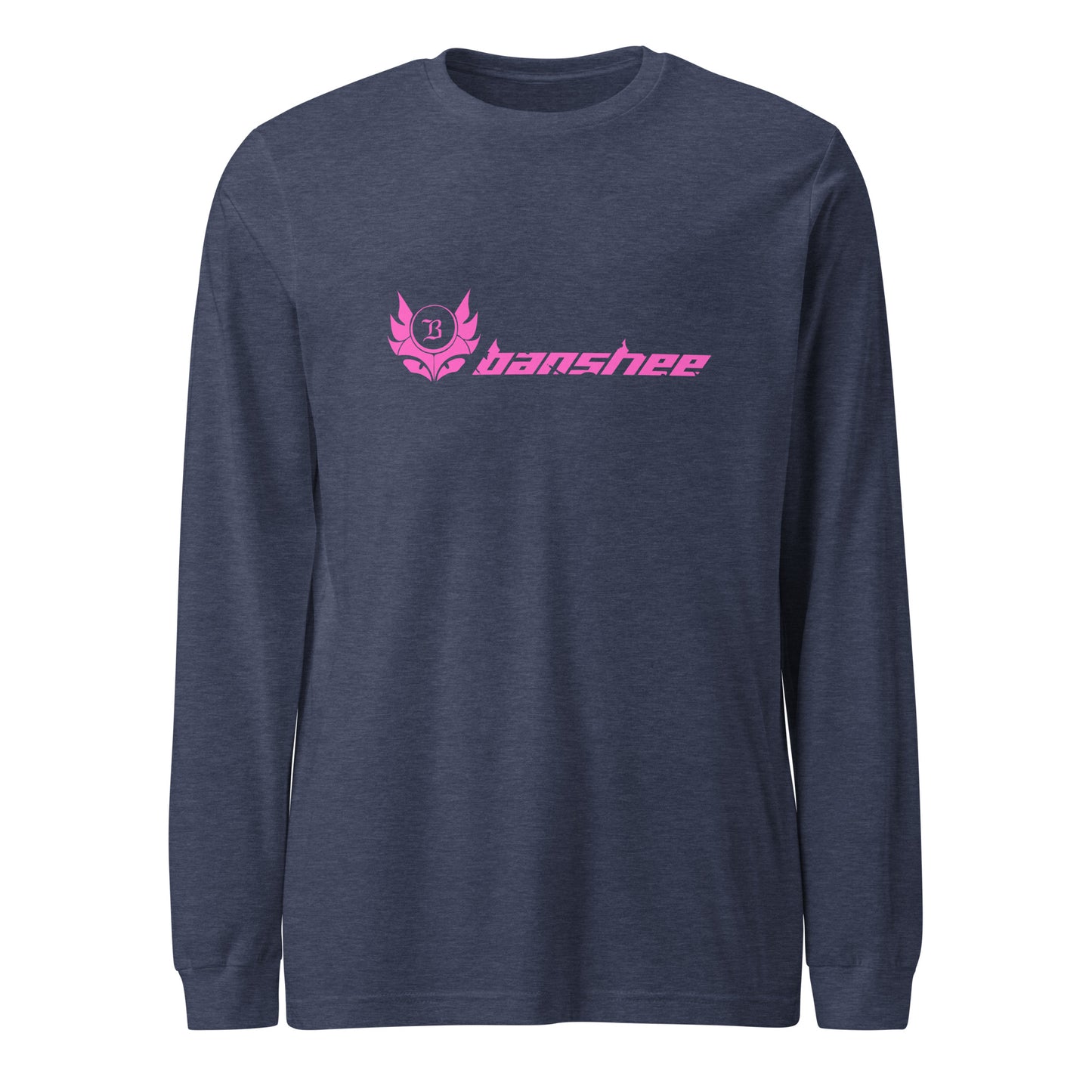 Banshee Linear Pink - Long Sleeve Tee