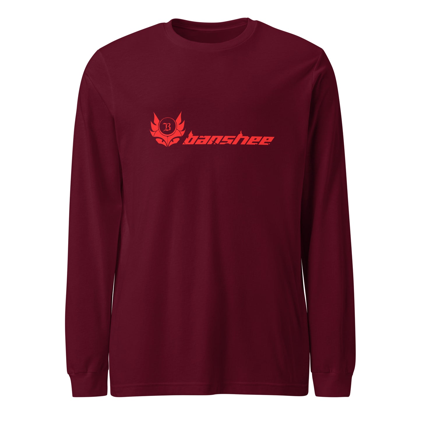 Banshee Linear Red - Long Sleeve Tee