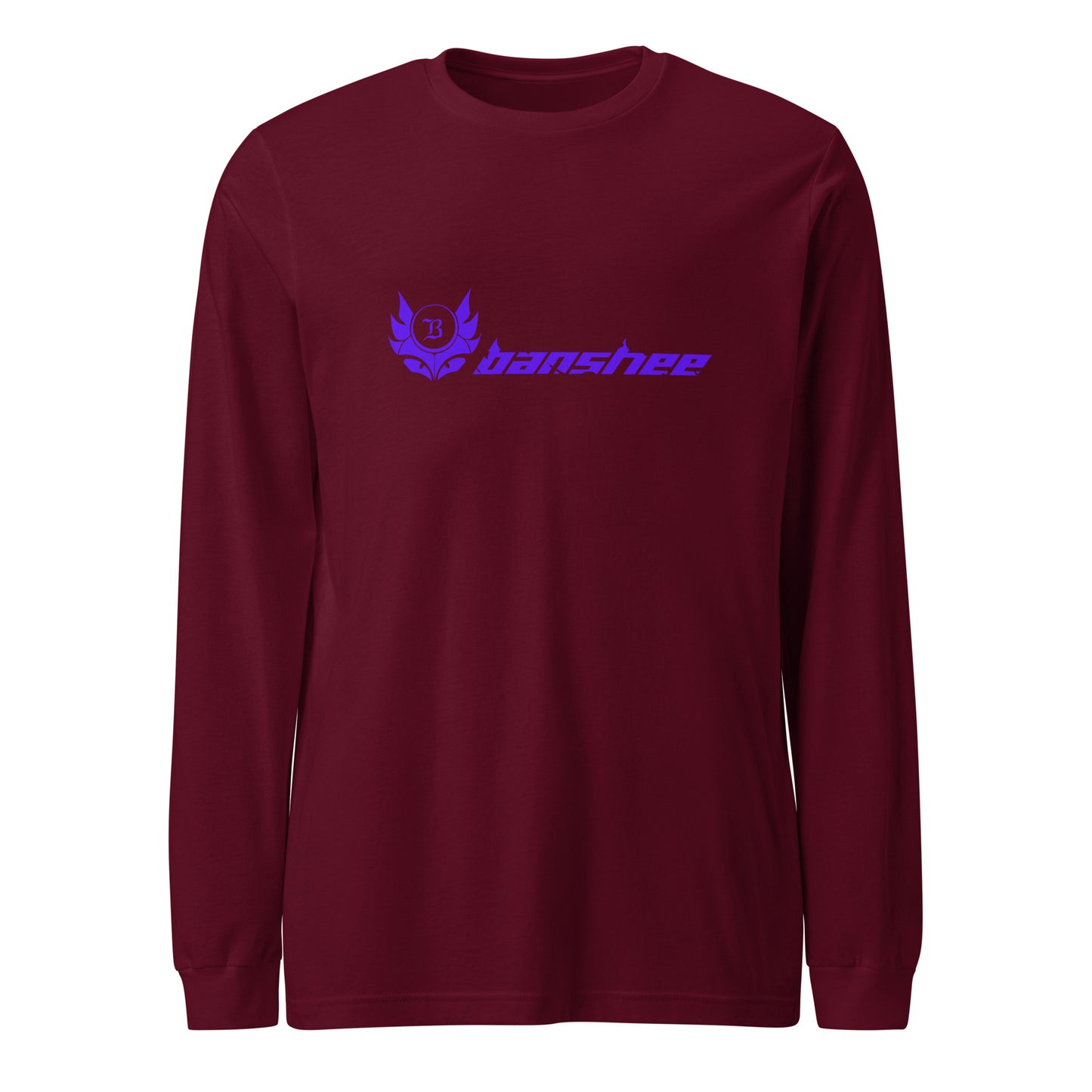 Banshee Linear Purple - Long Sleeve Tee