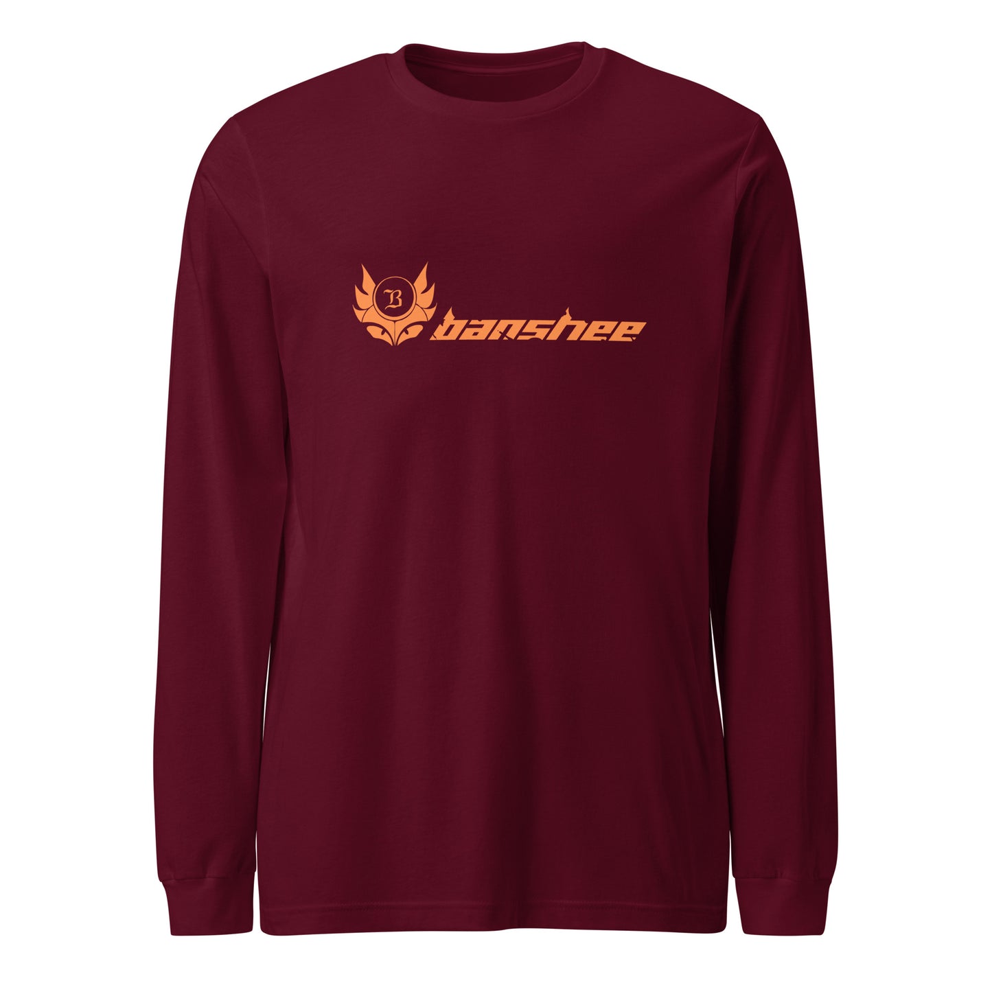 Banshee Linear Orange - Long Sleeve Tee