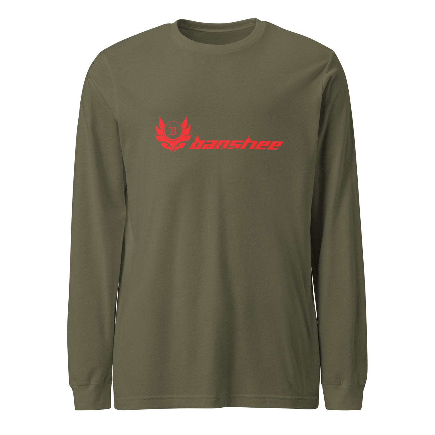 Banshee Linear Red - Long Sleeve Tee