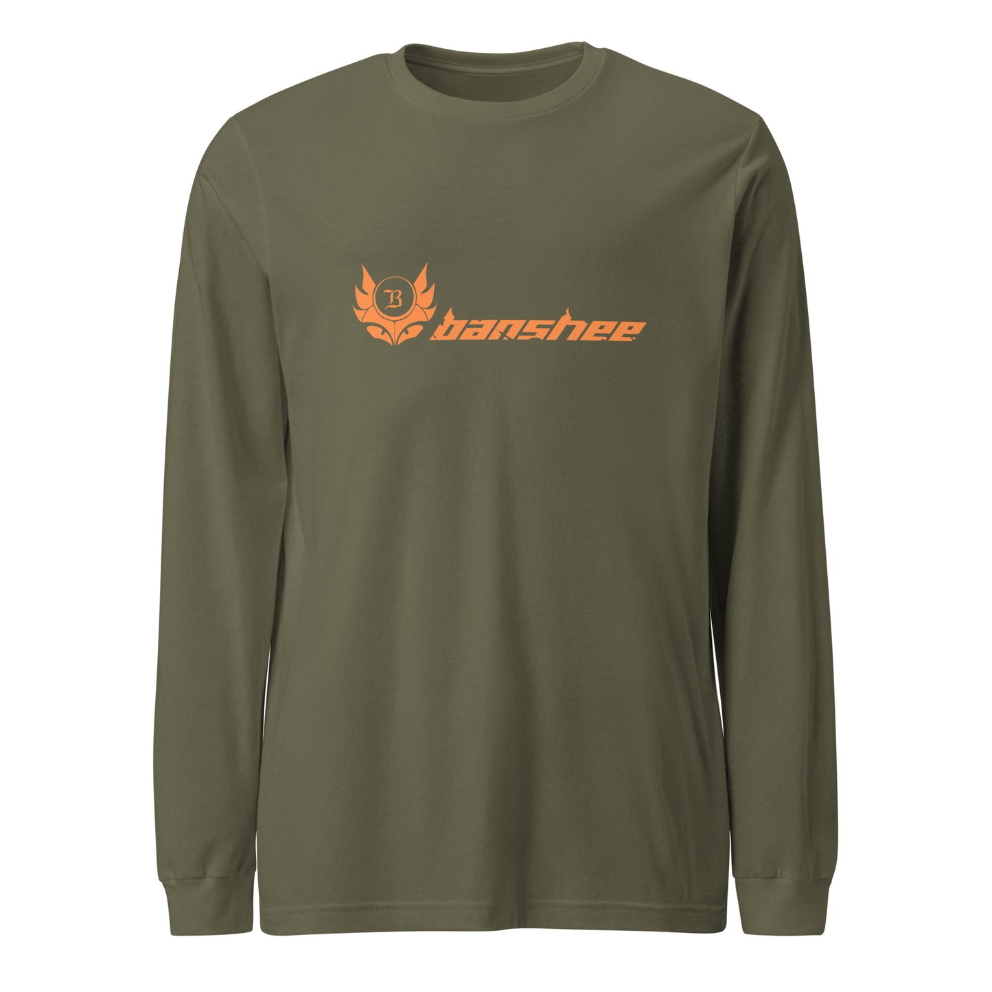 Banshee Linear Orange - Long Sleeve Tee