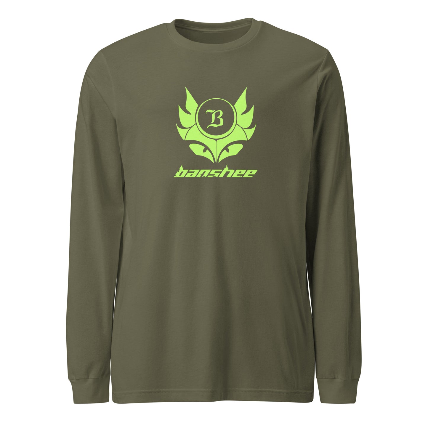 Banshee Creature Lime - Long Sleeve Tee