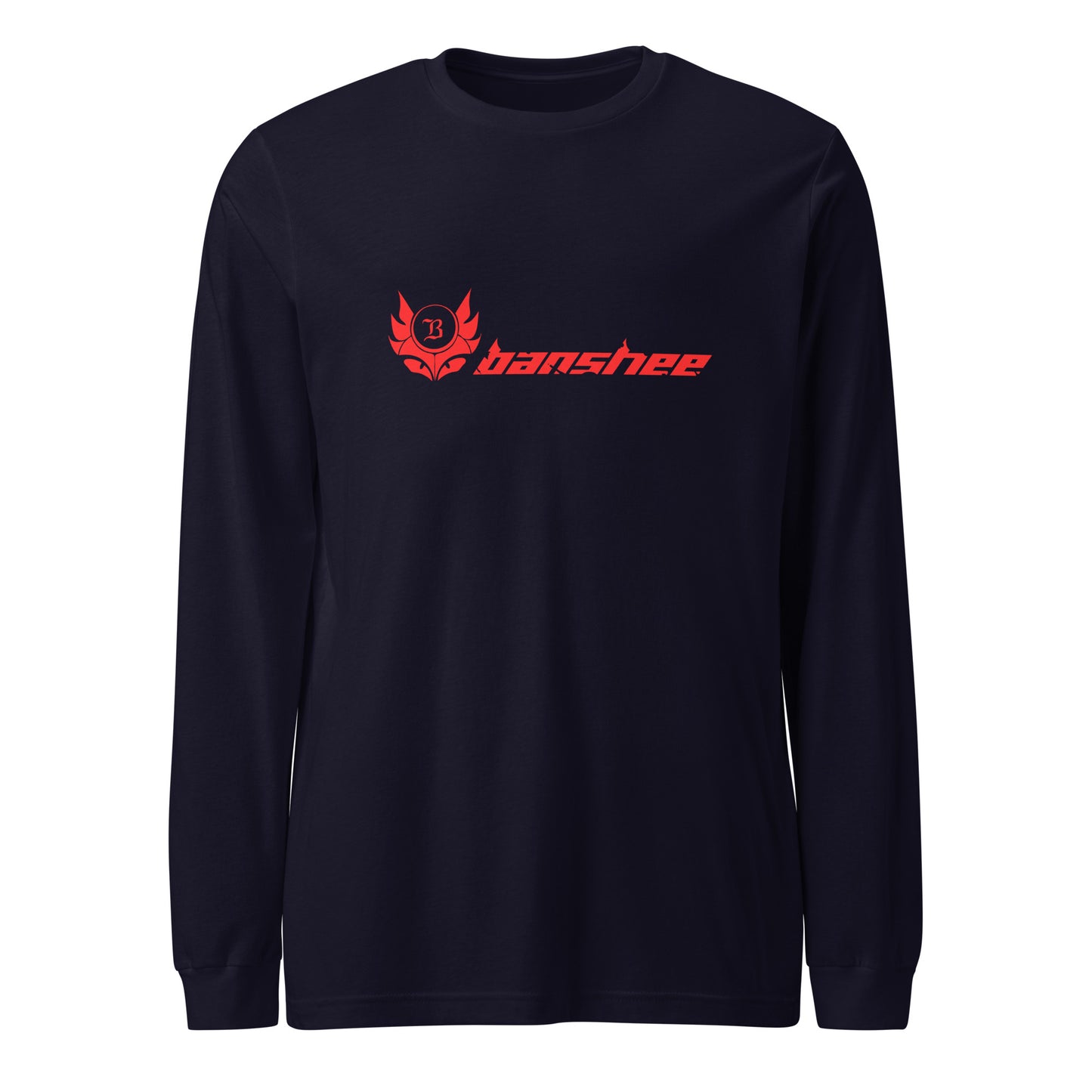 Banshee Linear Red - Long Sleeve Tee