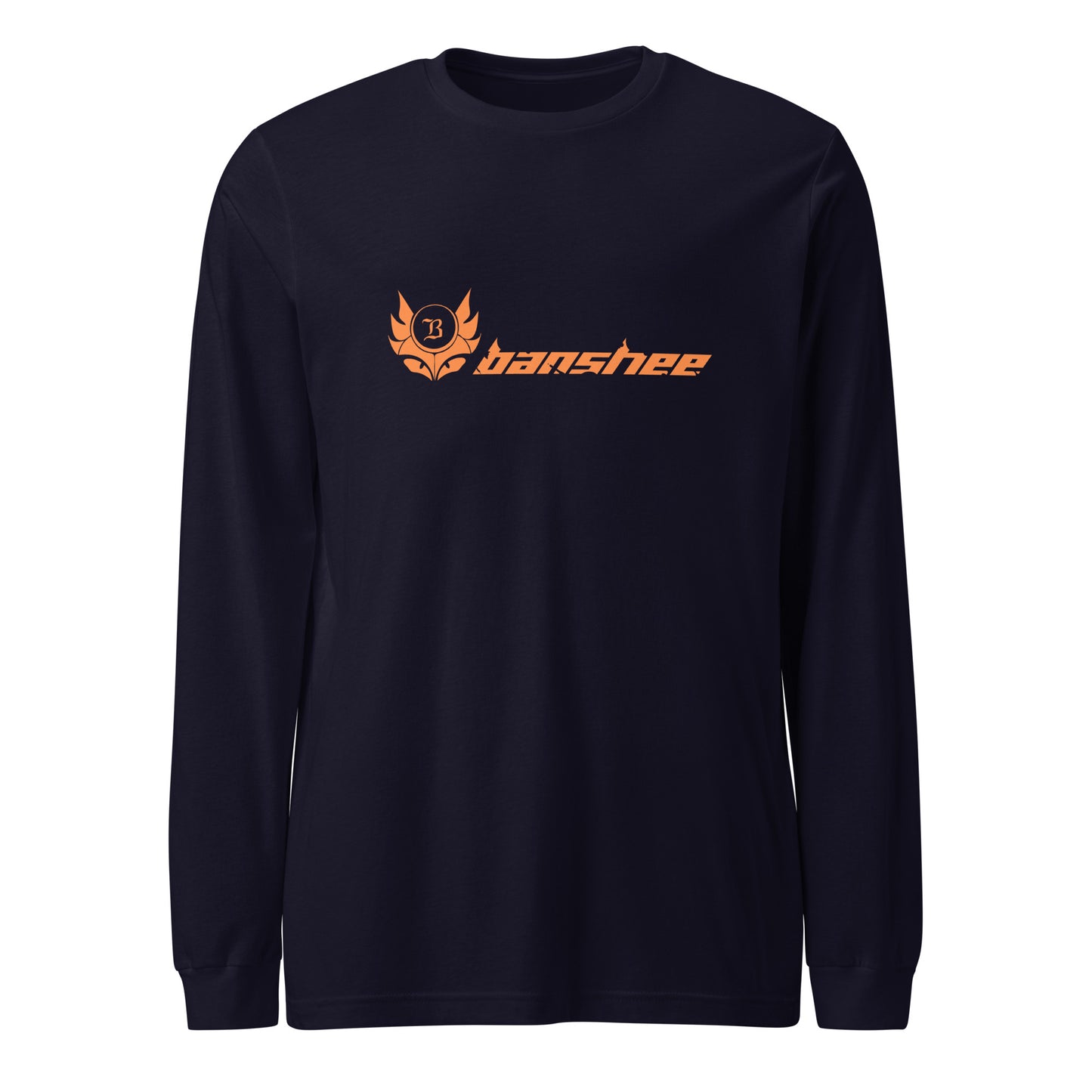 Banshee Linear Orange - Long Sleeve Tee