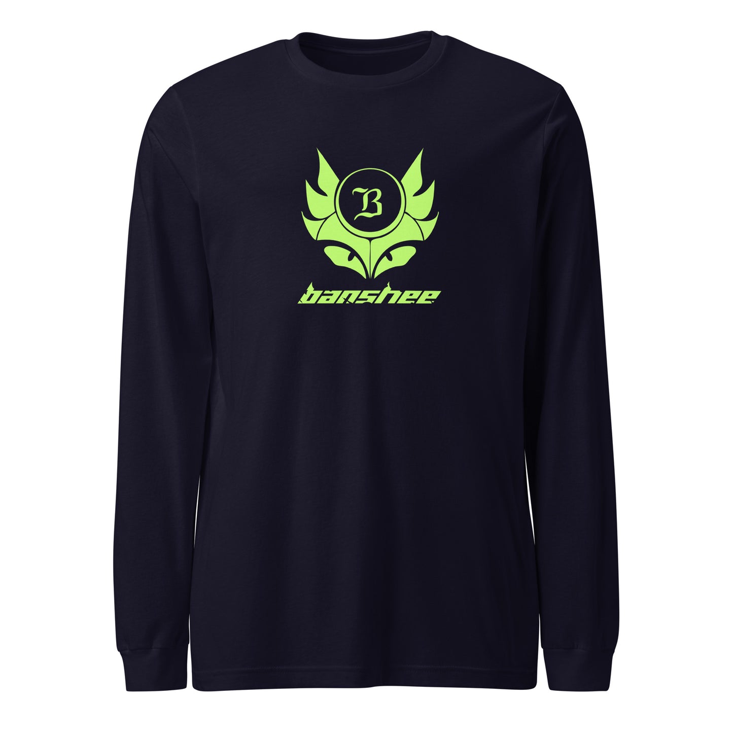 Banshee Creature Lime - Long Sleeve Tee