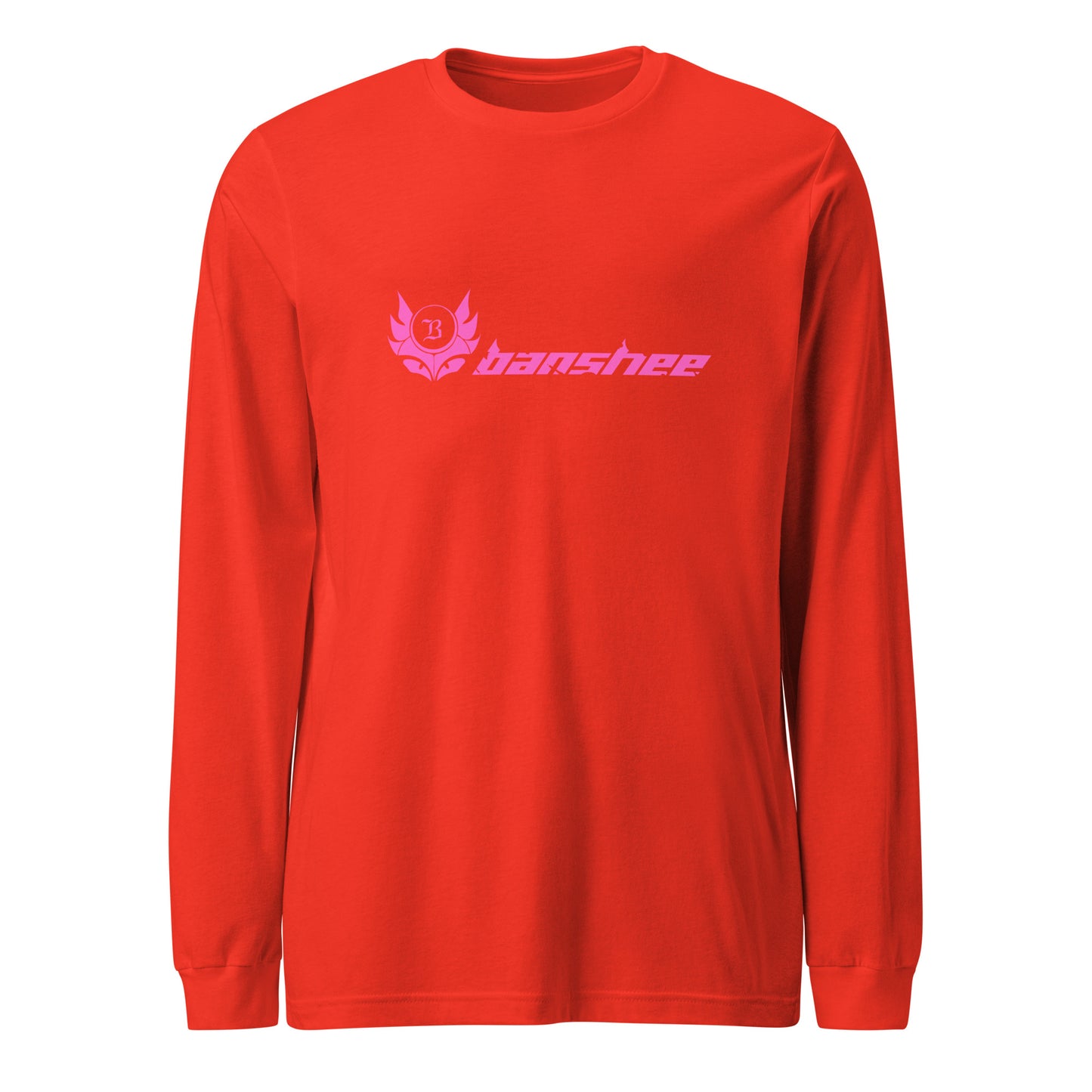 Banshee Linear Pink - Long Sleeve Tee