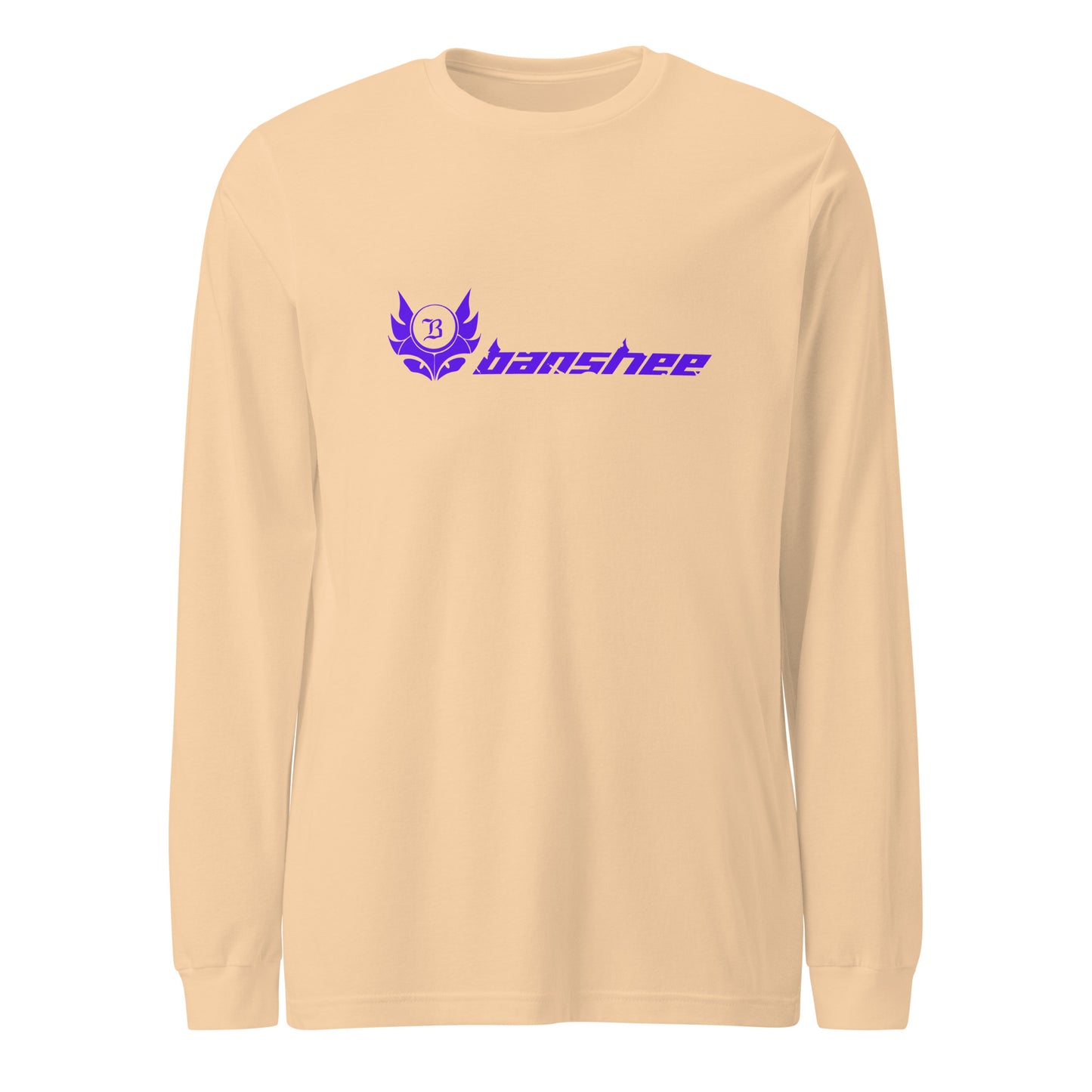 Banshee Linear Purple - Long Sleeve Tee