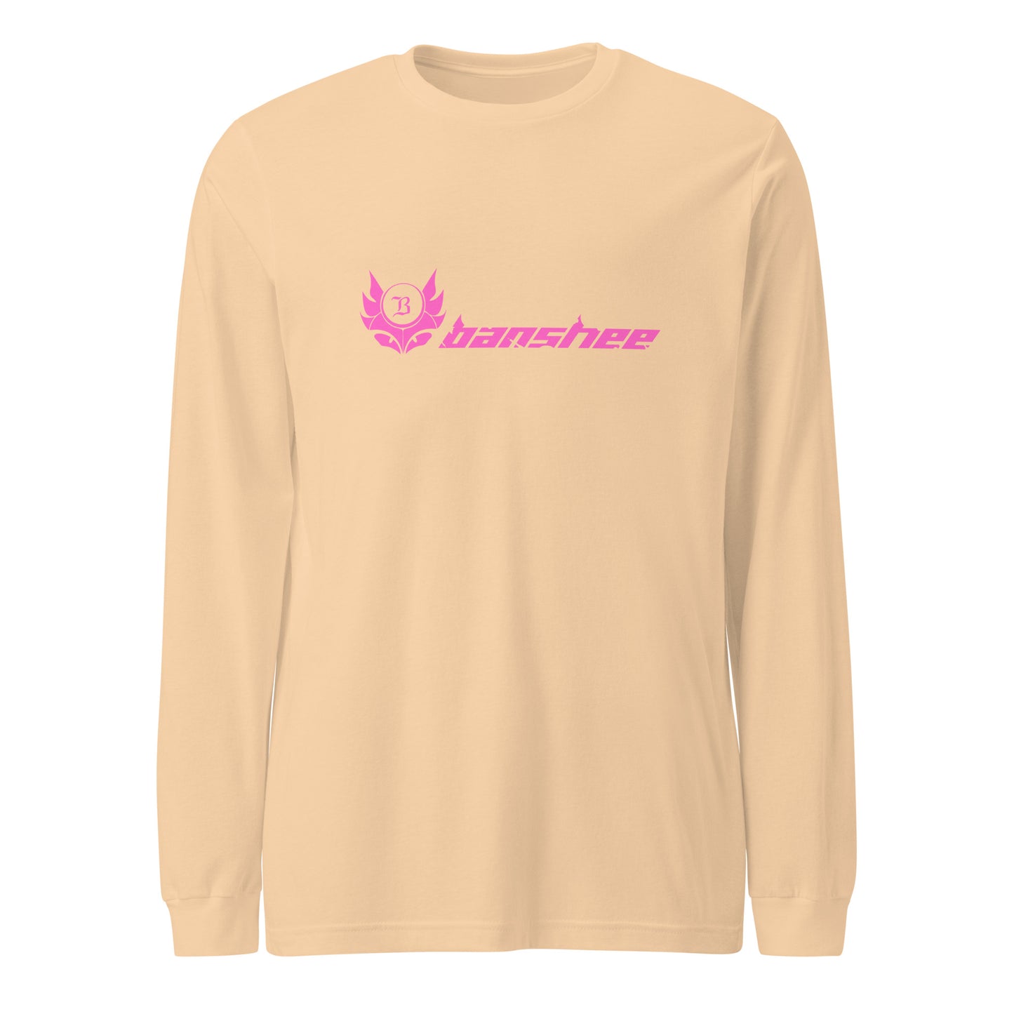 Banshee Linear Pink - Long Sleeve Tee