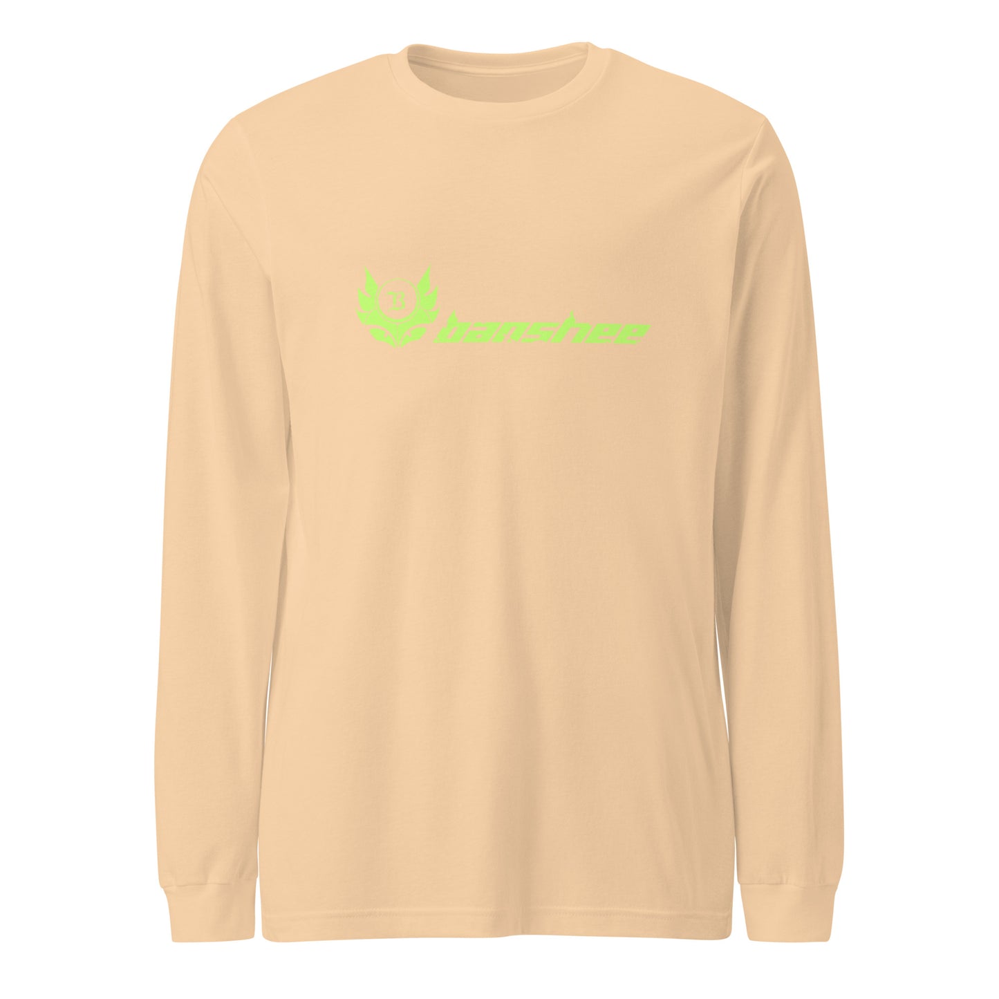 Banshee Linear Lime - Long Sleeve Tee