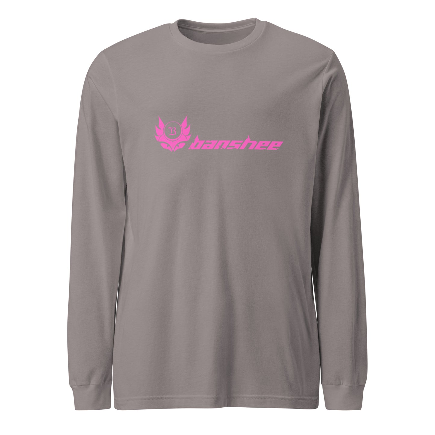 Banshee Linear Pink - Long Sleeve Tee