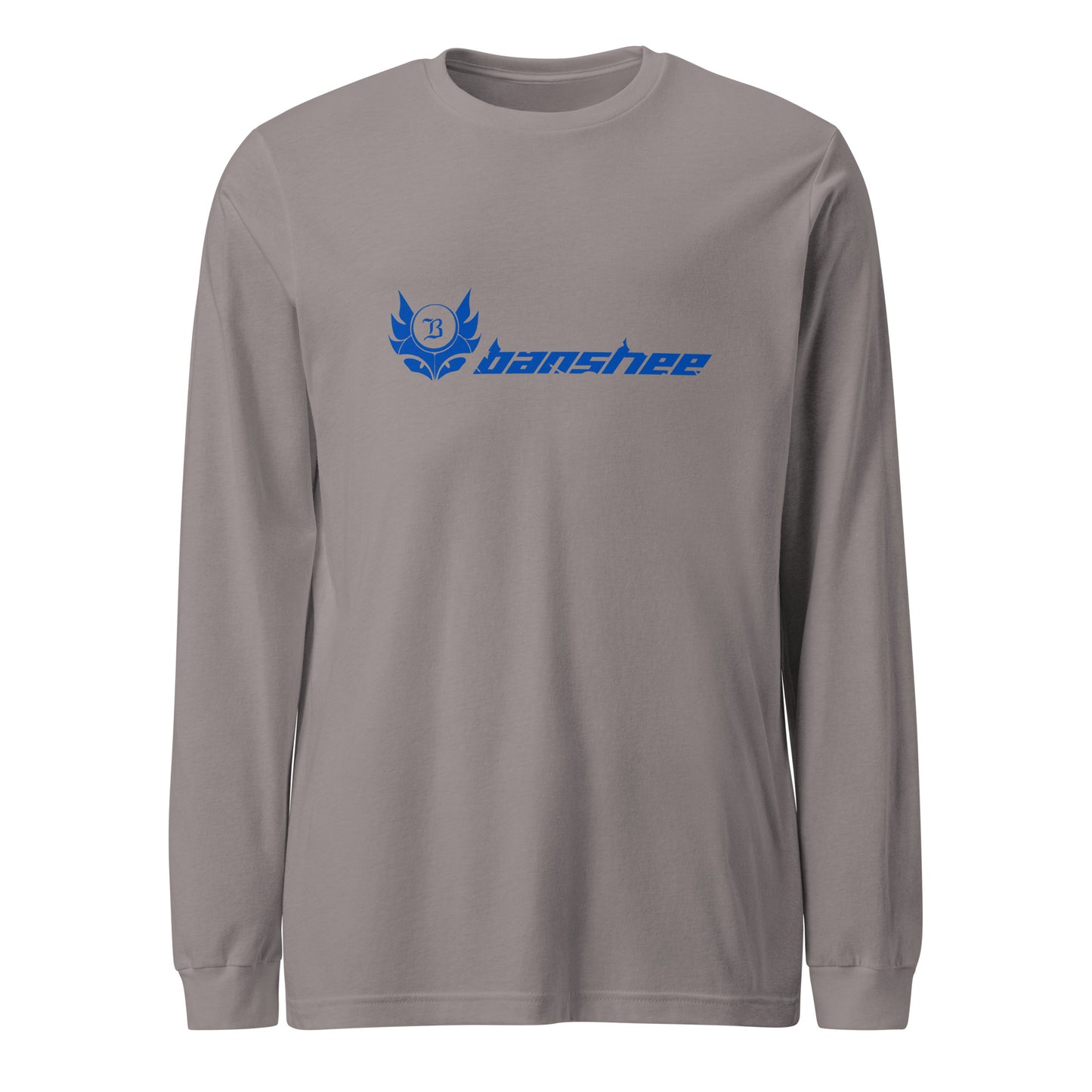 Banshee Linear Blue - Long Sleeve Tee