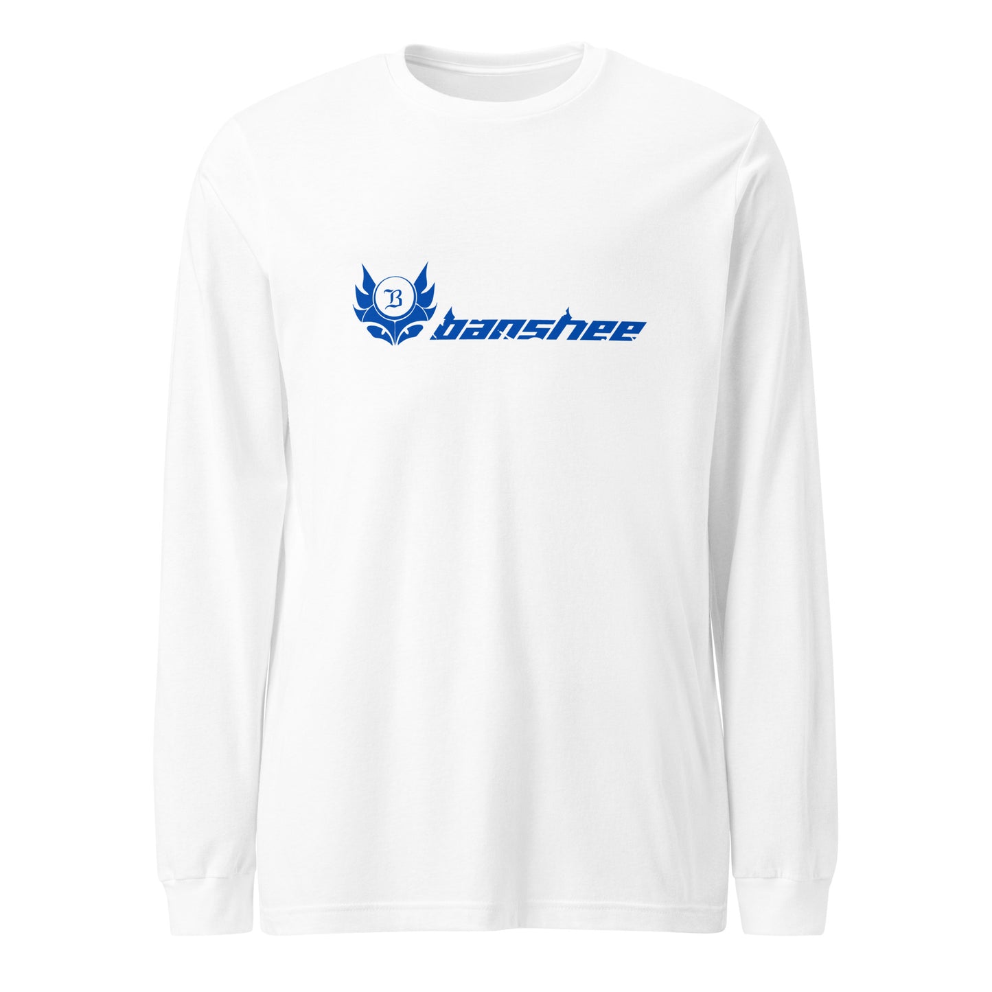 Banshee Linear Blue - Long Sleeve Tee